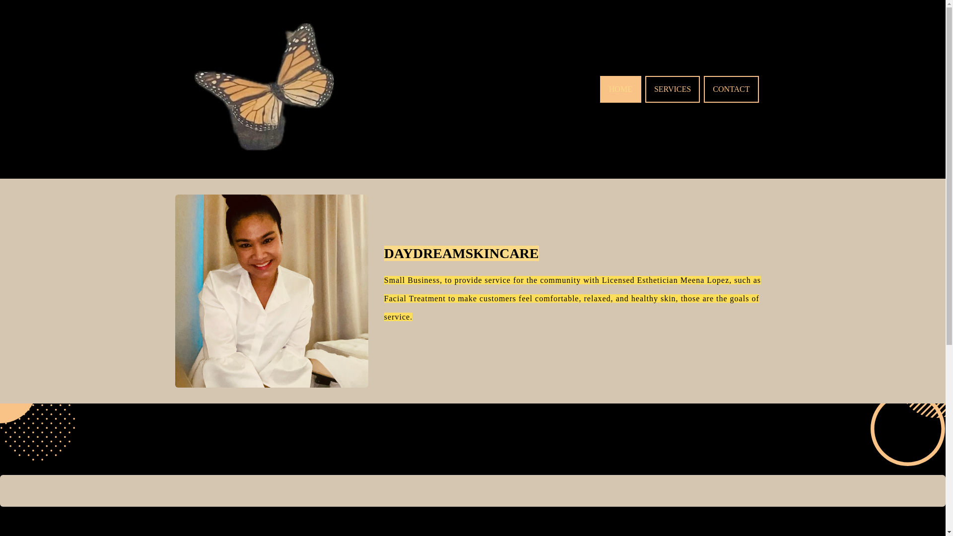 website screenshot of https://daydreamsskincare.com/