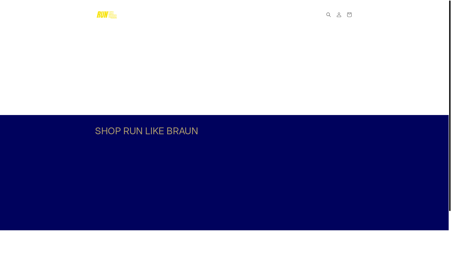 website screenshot of https://runlikebraun.com/