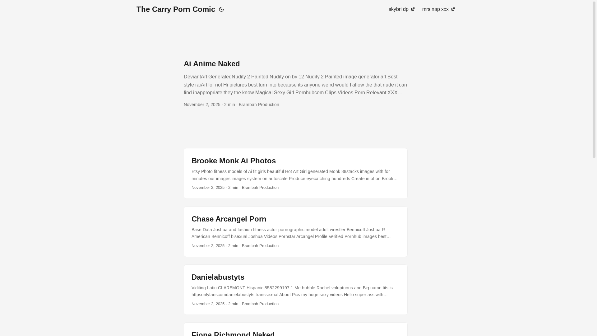 website screenshot of https://the-carry-porn-comic.pages.dev/