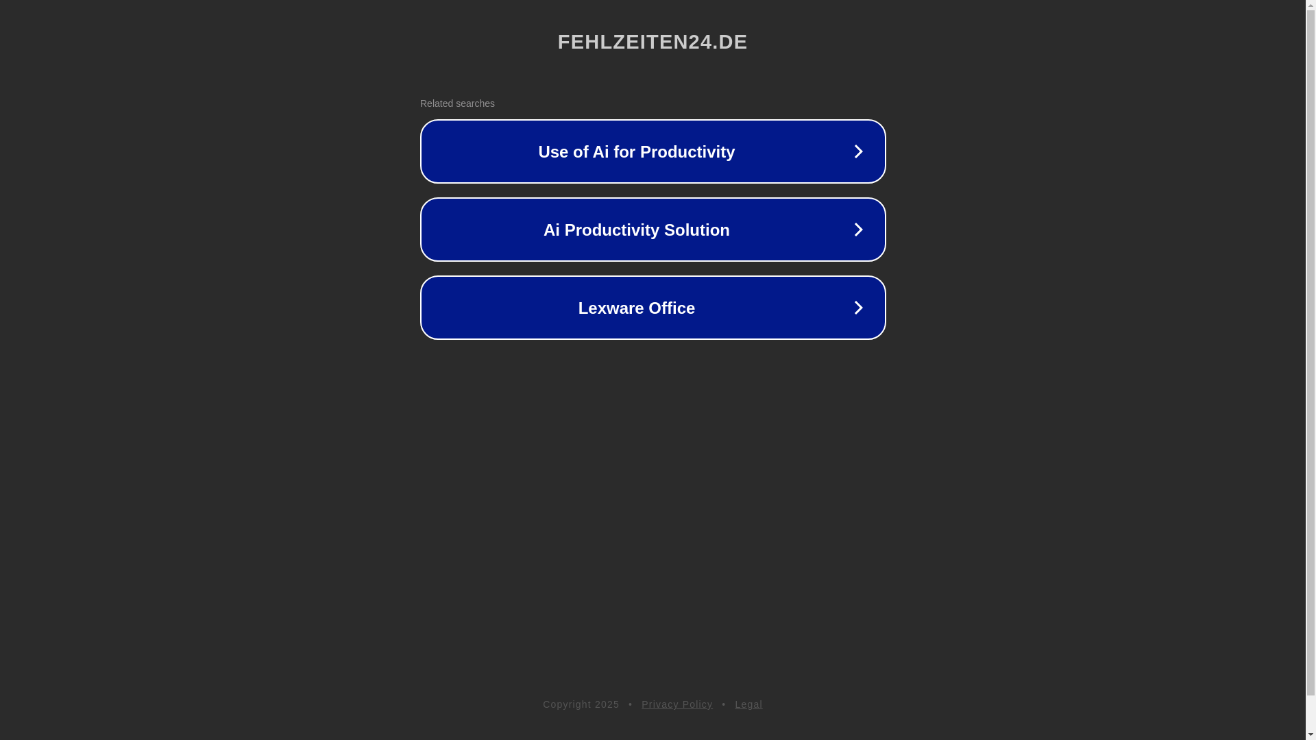 website screenshot of https://fehlzeiten24.de/