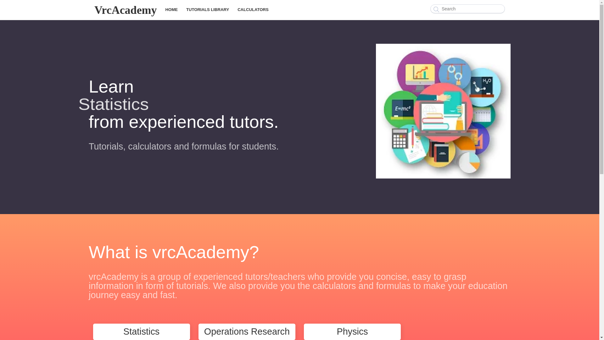 website screenshot of https://vrcacademy.pages.dev/