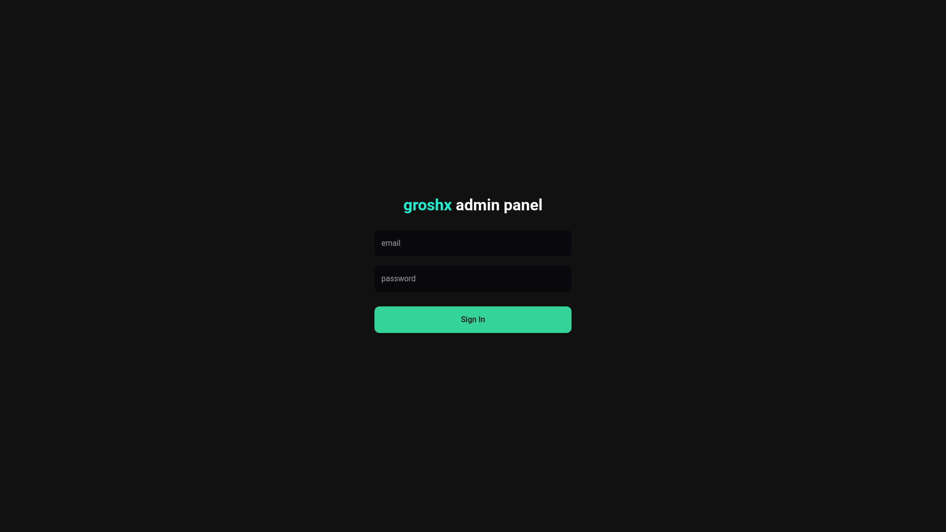 website screenshot of https://groshx-ui-admin-dev.pages.dev/