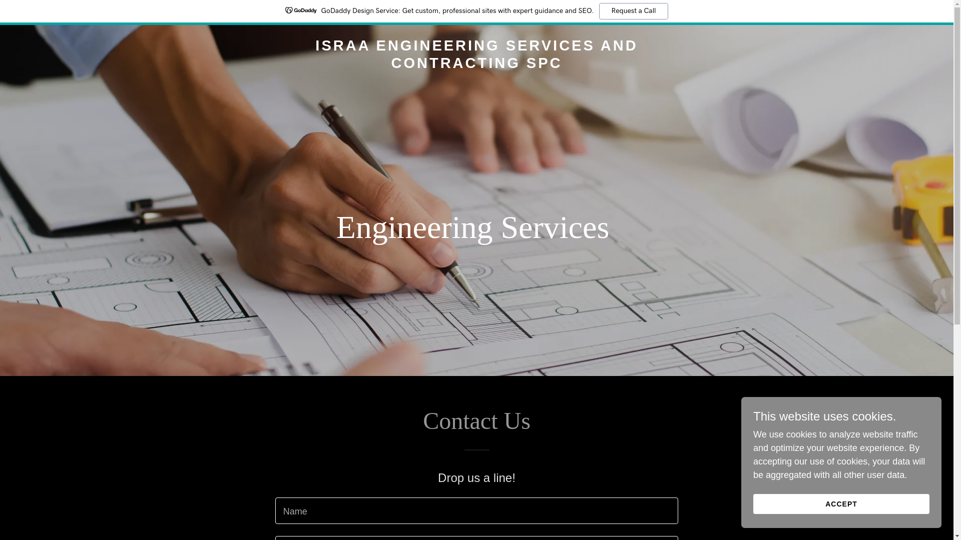 website screenshot of https://israaengineering.net/