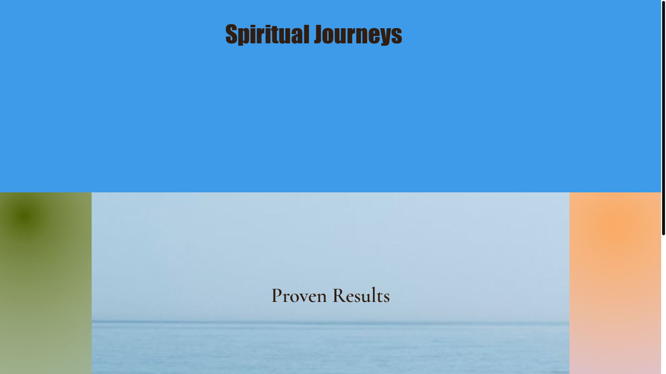 website screenshot of https://spiritualityjourneys.com/