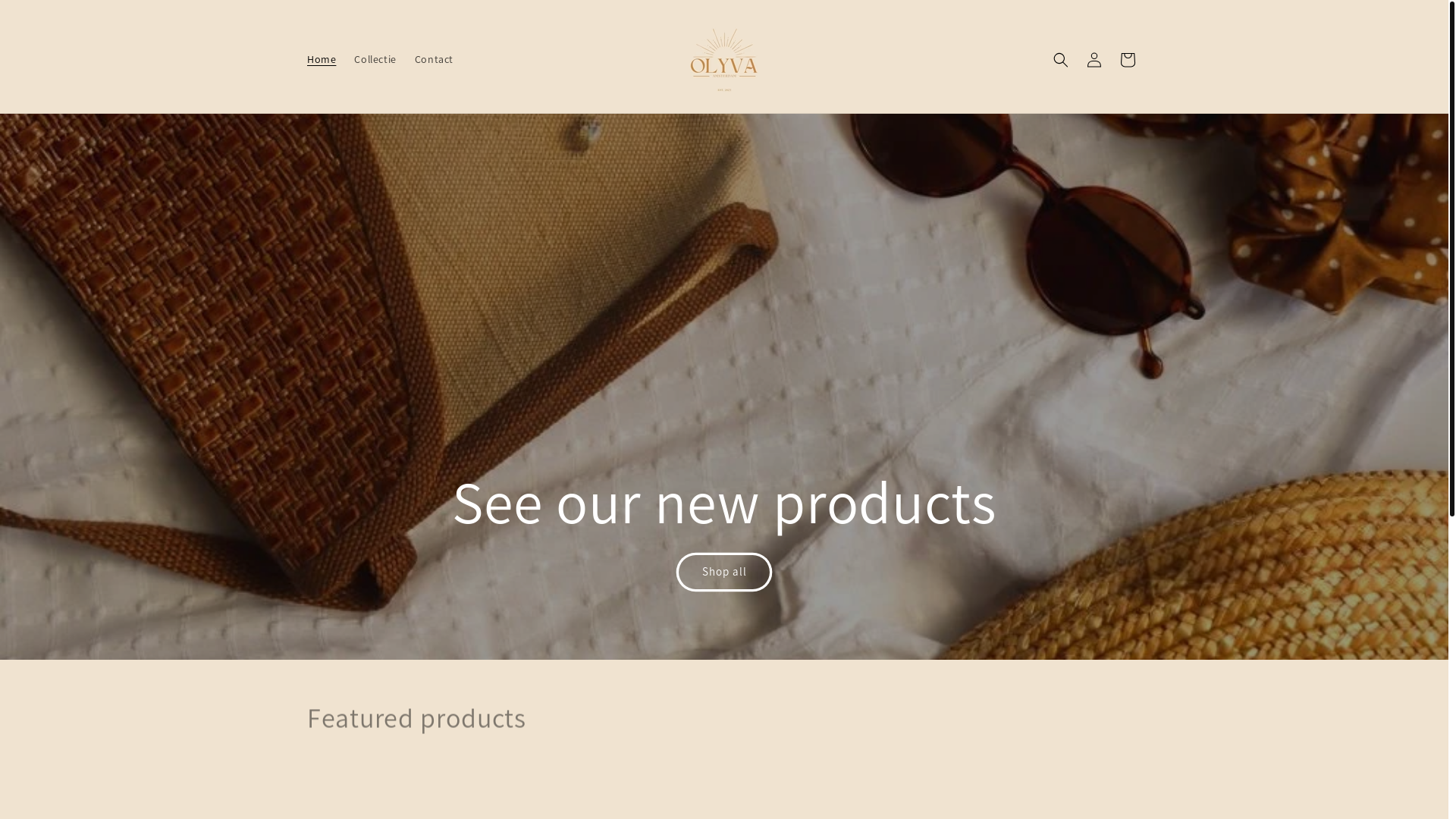 website screenshot of https://olyva-amsterdam.com/