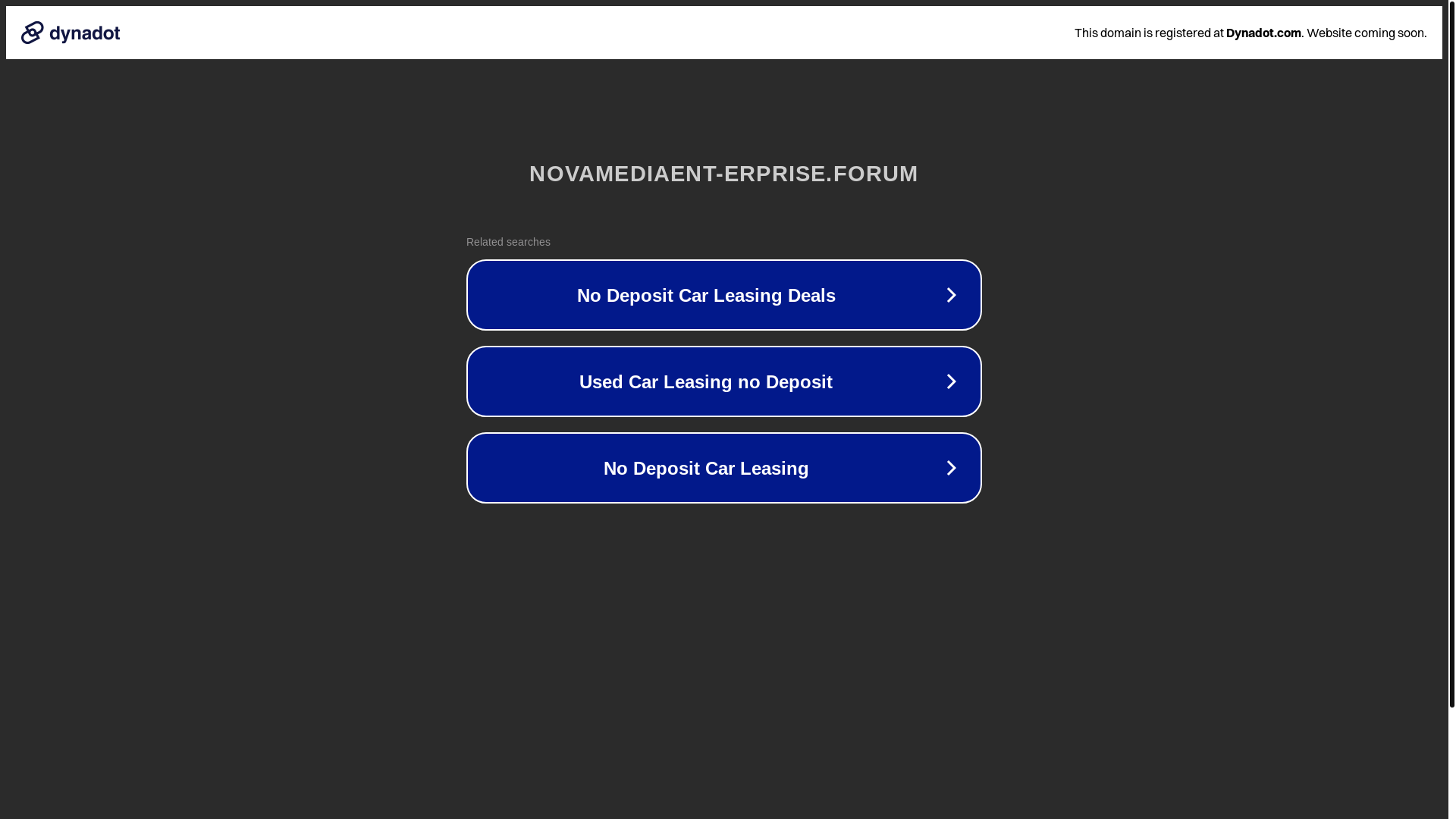 website screenshot of https://novamediaent-erprise.forum/