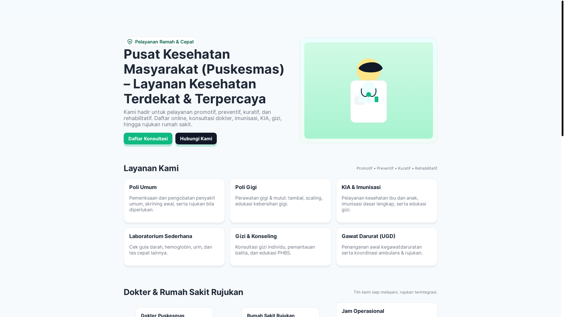 website screenshot of https://puskesmas-dcgtemp.pages.dev/