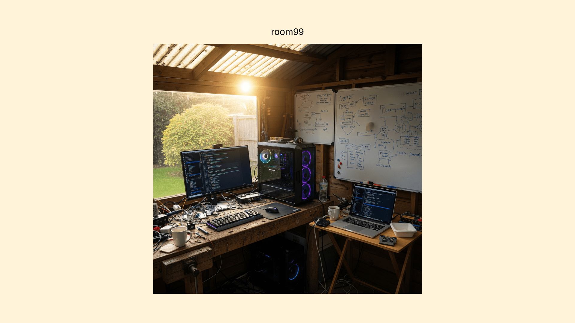 website screenshot of https://room99.click/