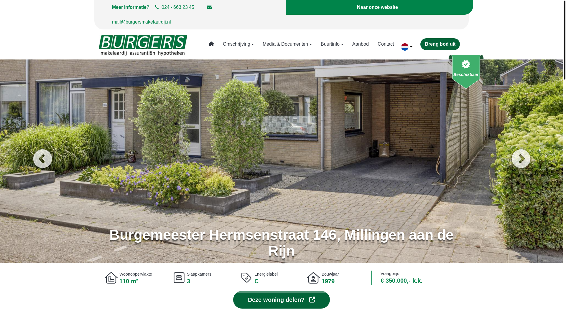 website screenshot of https://burgemeesterhermsenstraat146.nl/