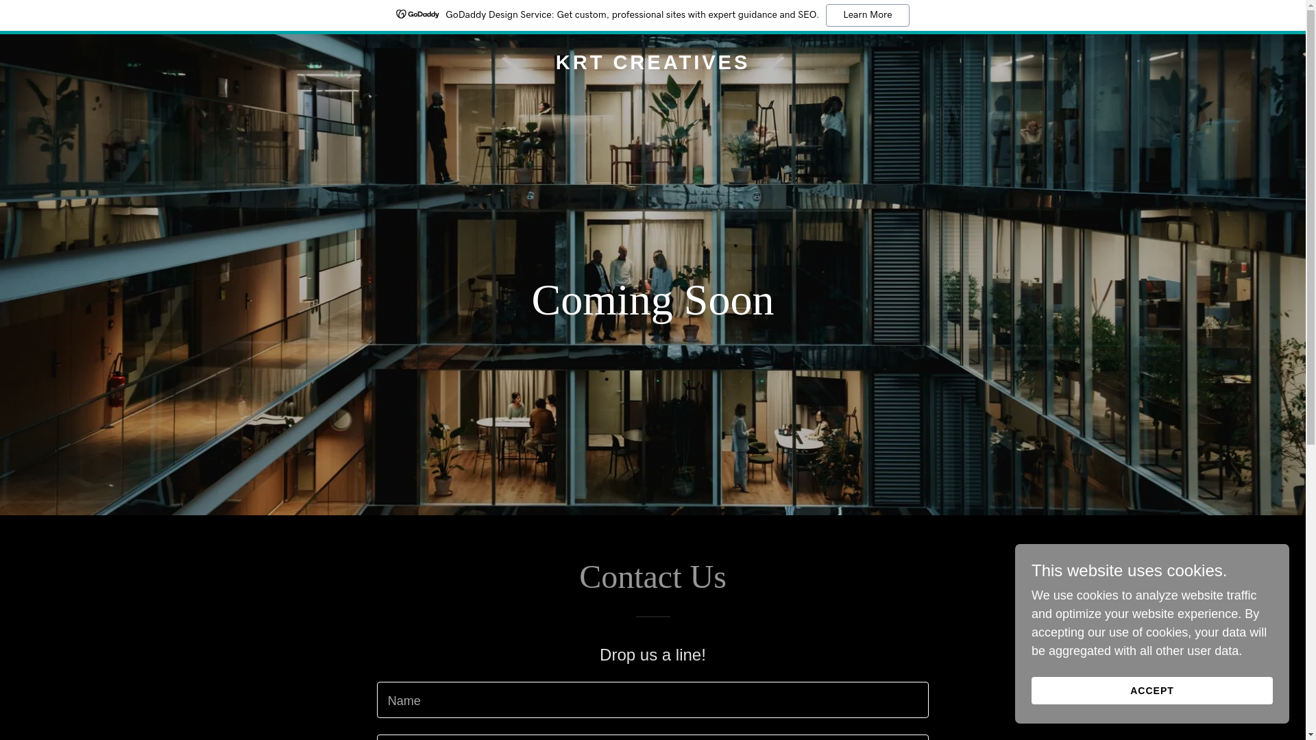 website screenshot of https://krt-creatives.com/