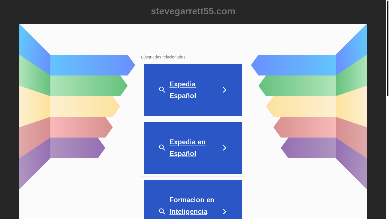 website screenshot of https://stevegarrett55.com/