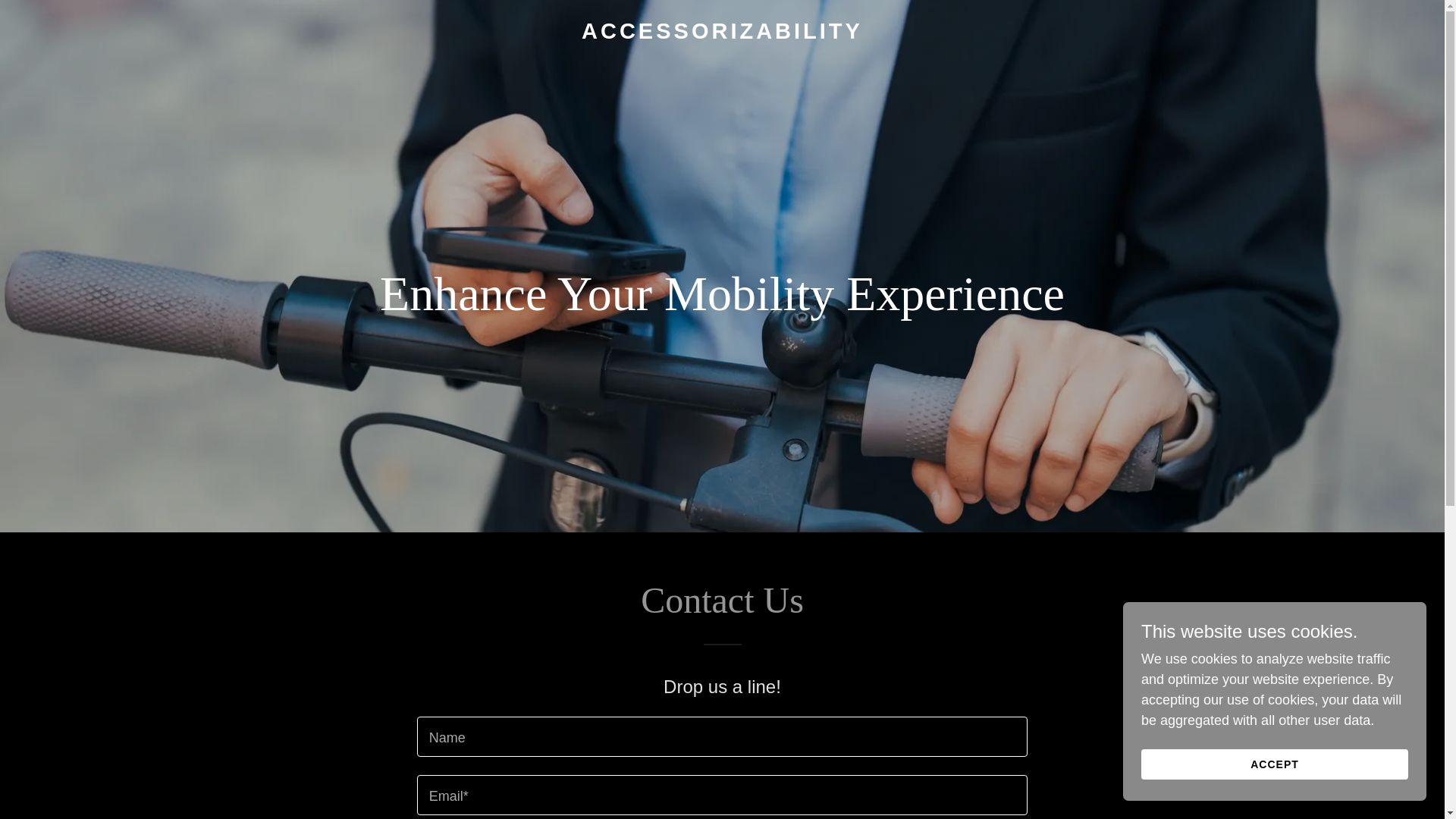 website screenshot of https://accessorizability.com/