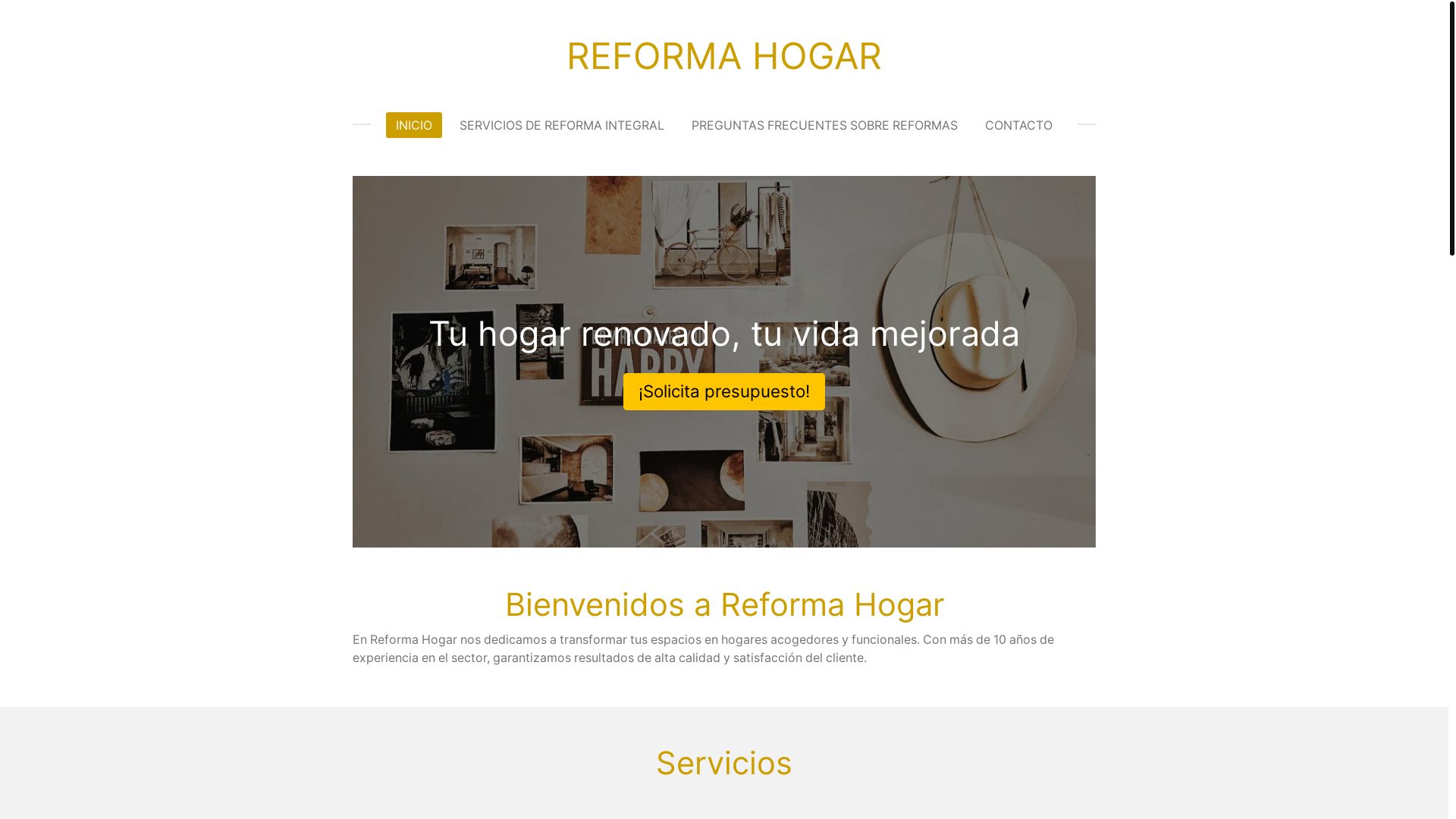 website screenshot of https://reformahogar.eu/