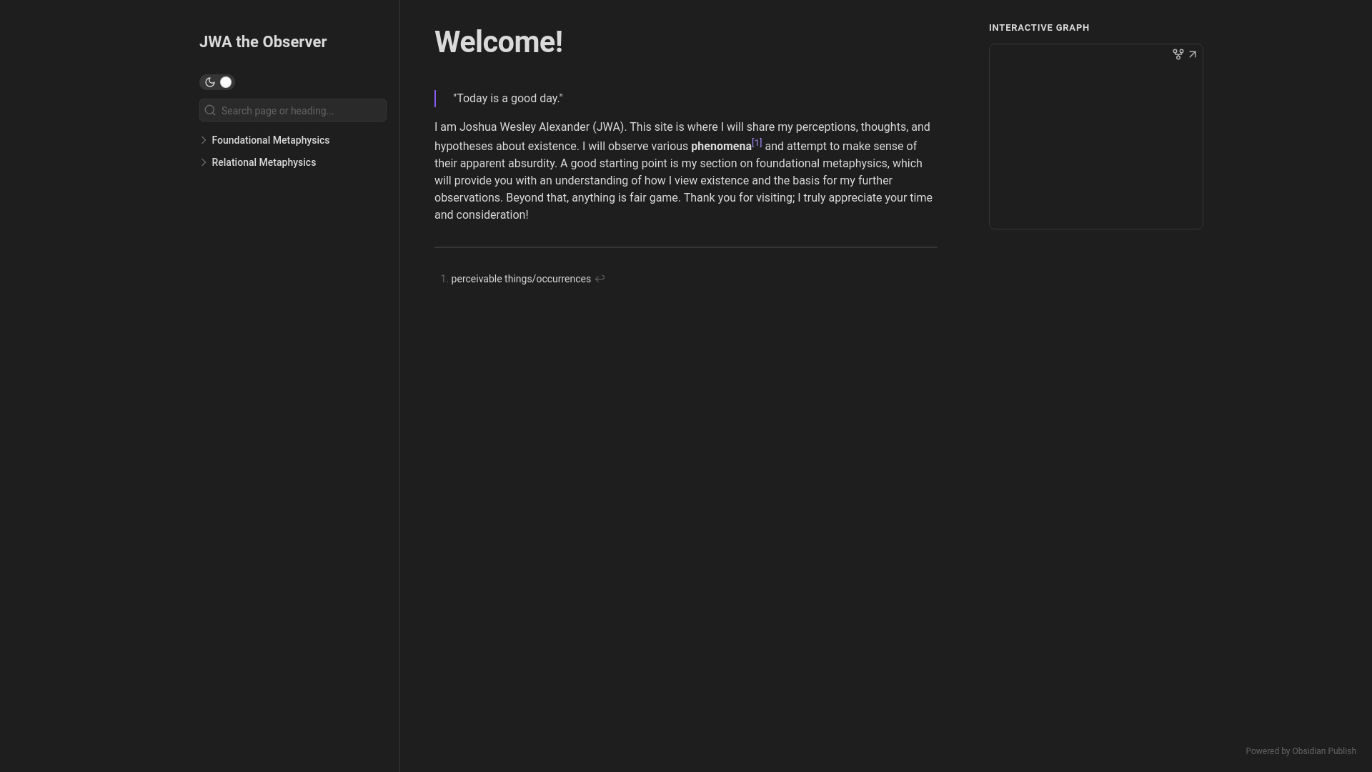 website screenshot of https://jwatheobserver.com/