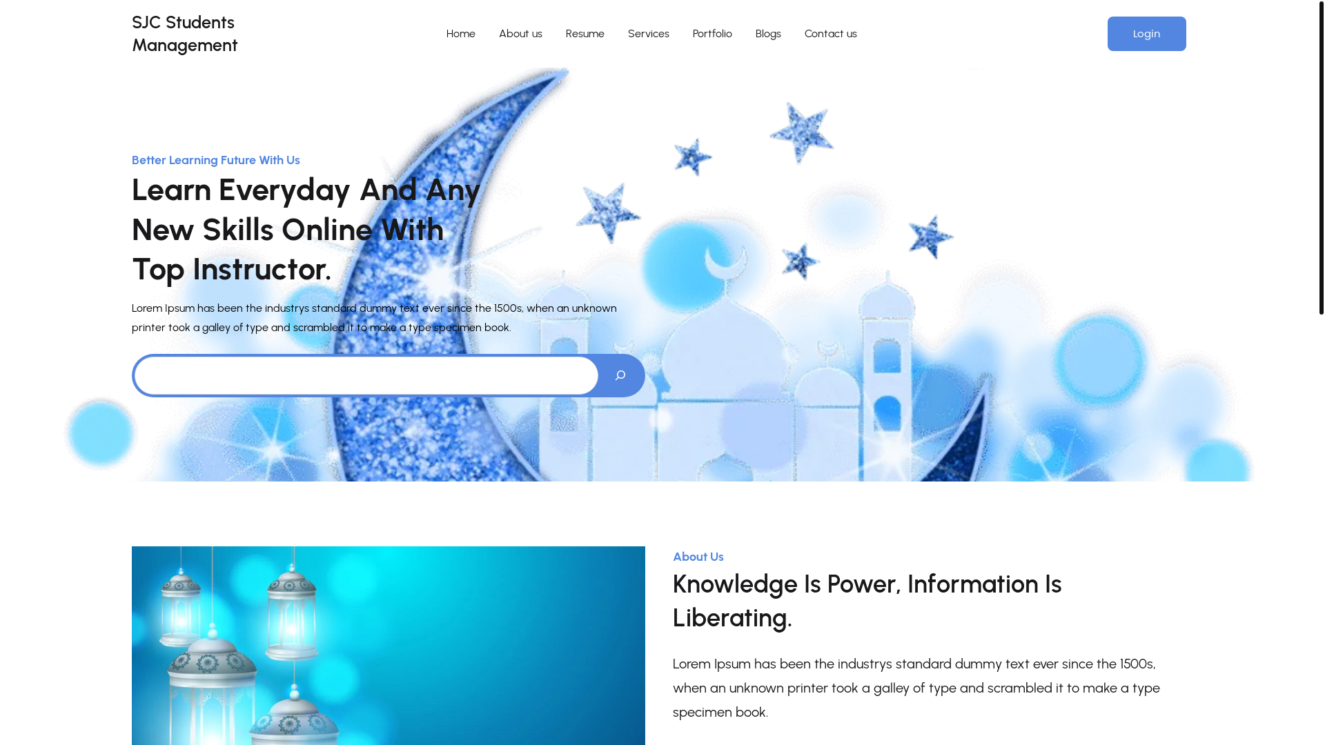 website screenshot of https://sjcinstitute.org/