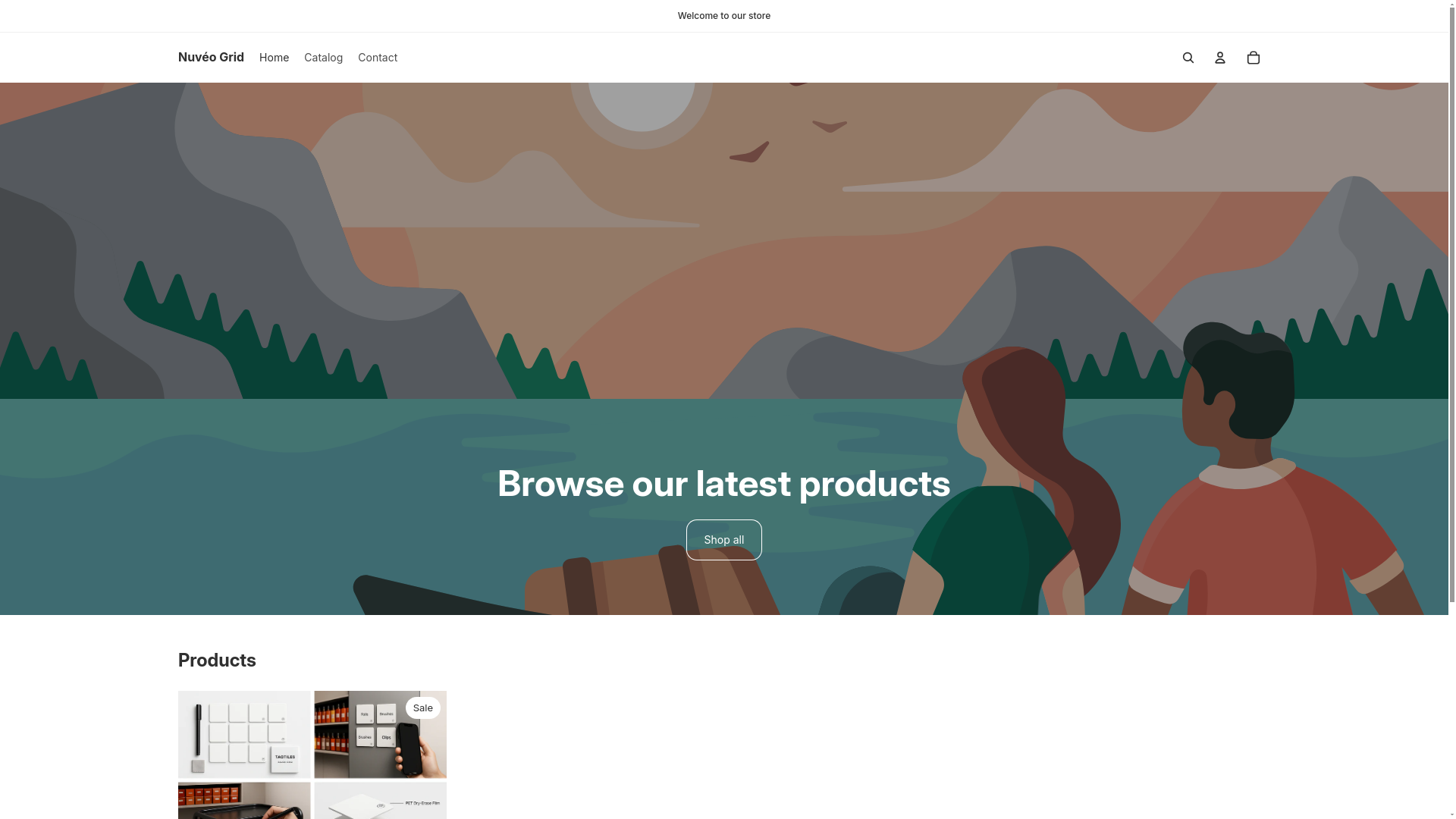 website screenshot of https://nuveogrid.com/