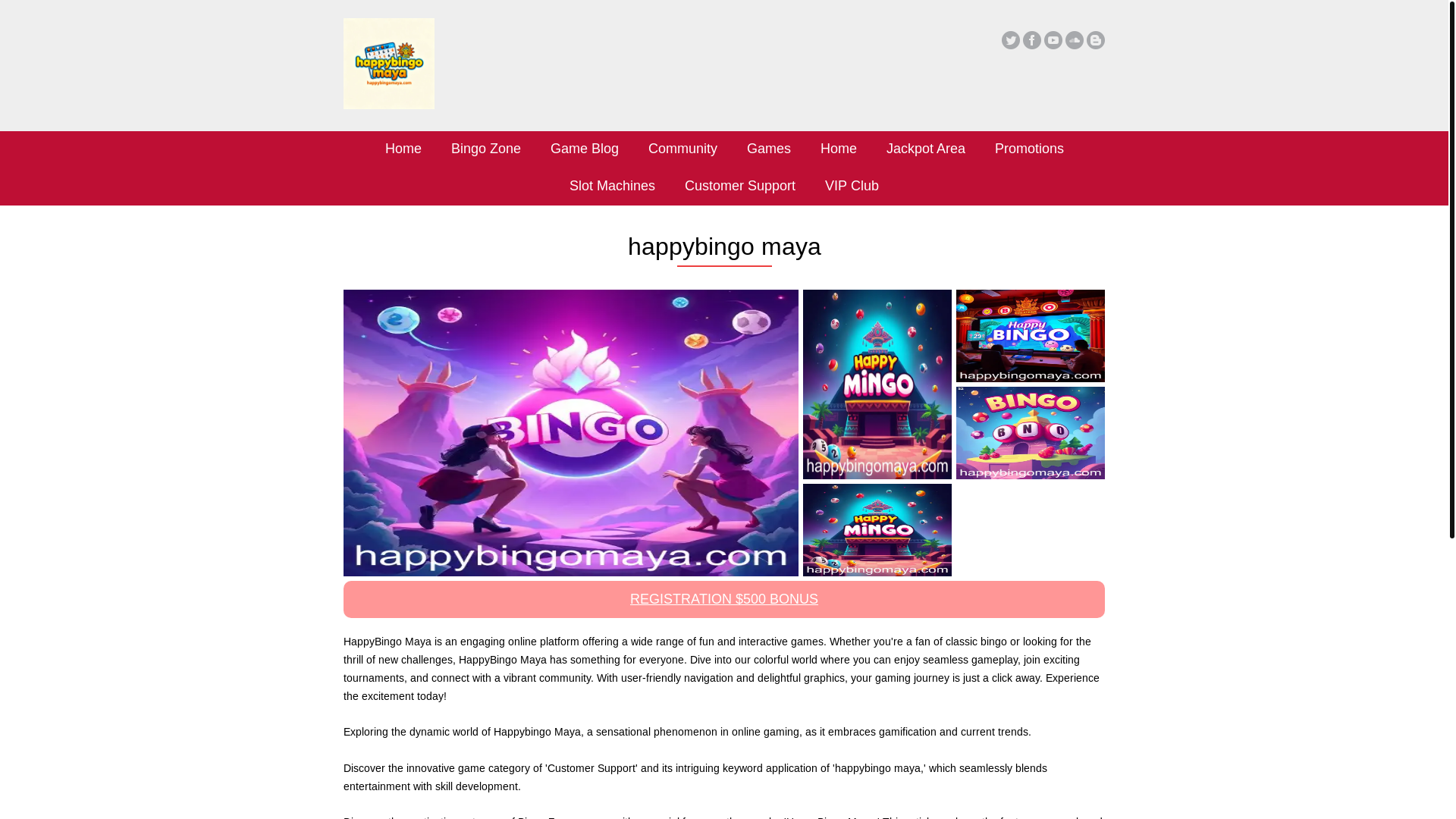 website screenshot of https://happybingomaya.com/