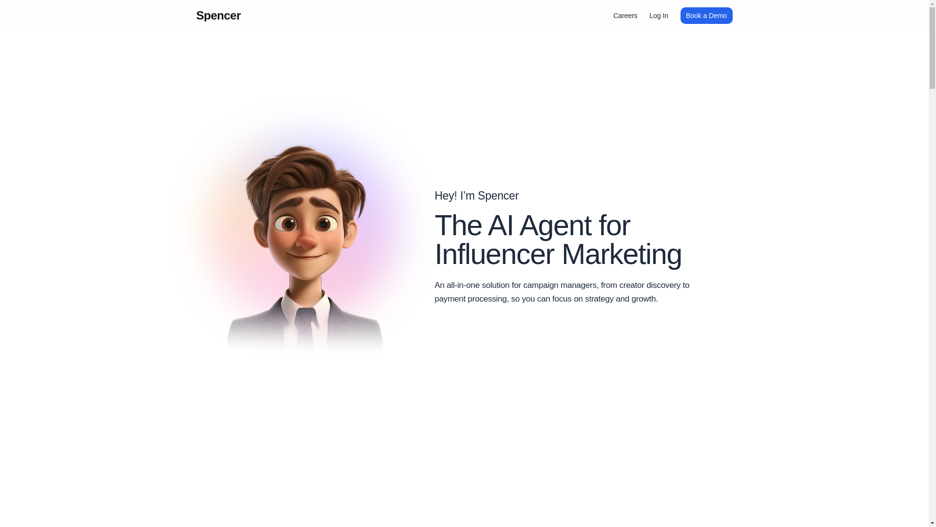 website screenshot of https://getspenceragenthq.com/