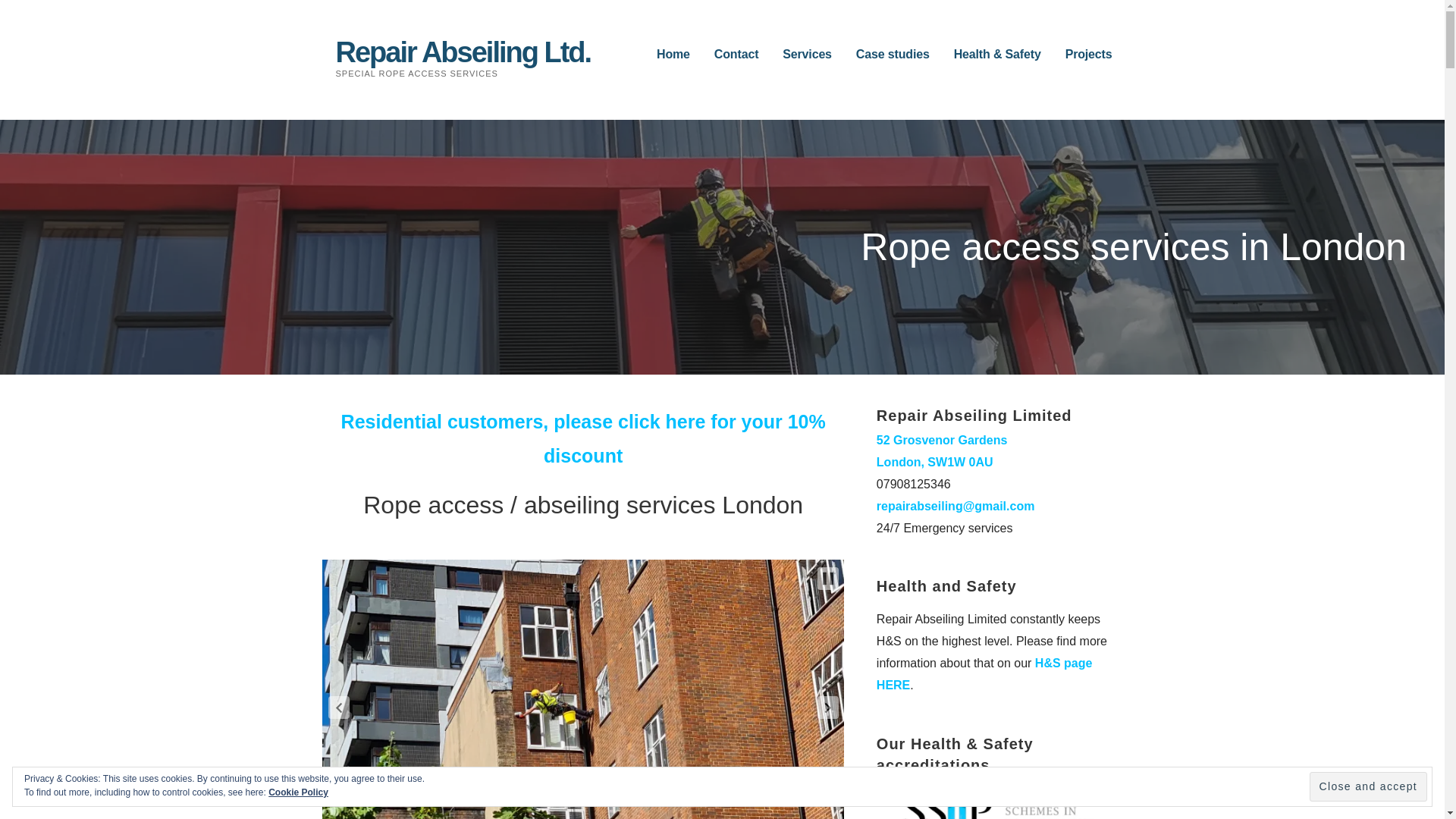 website screenshot of https://roofrepairswithoutscaffolding.co.uk/