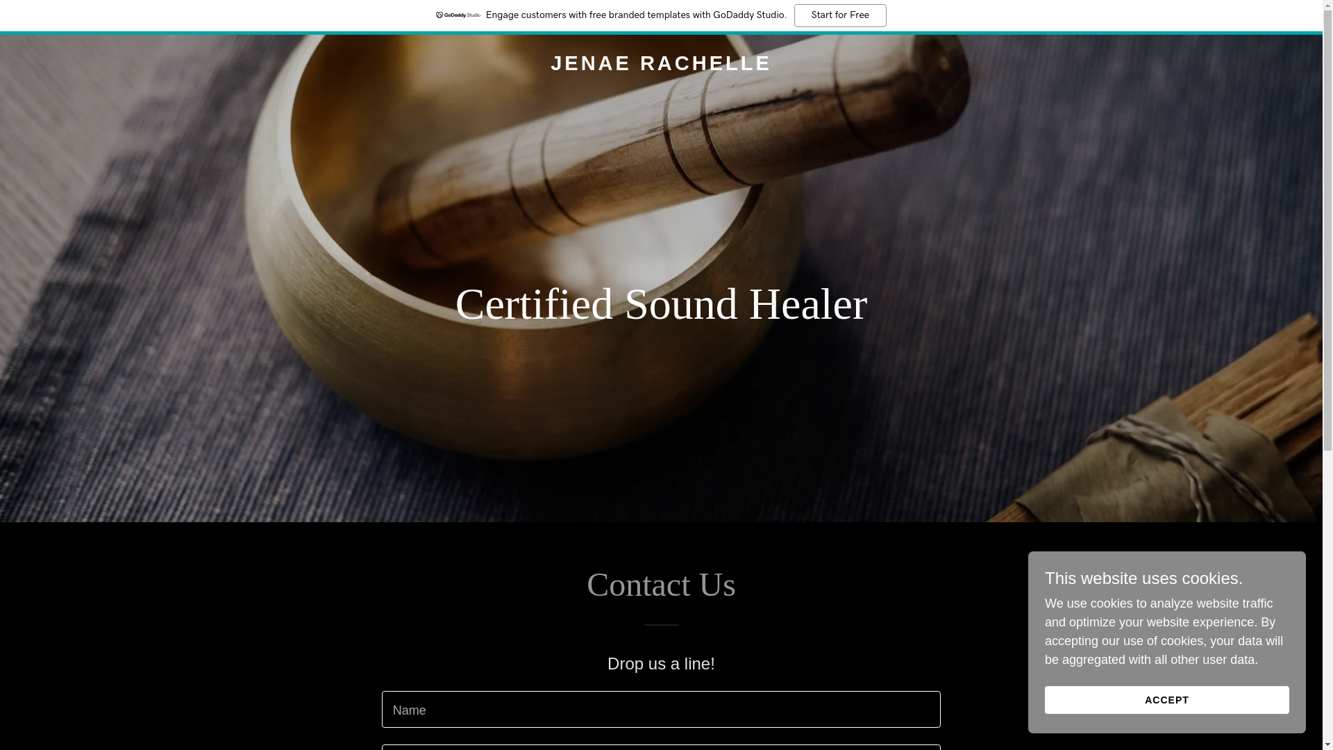 website screenshot of https://jenaerachelle.com/