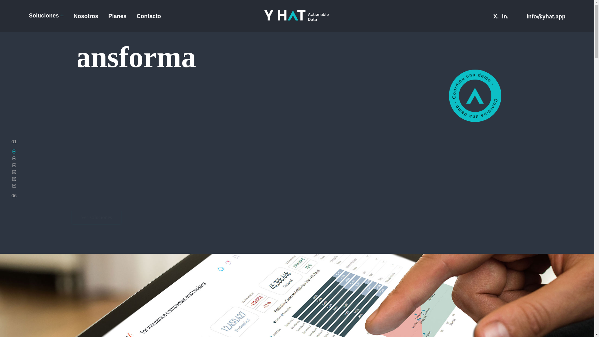 website screenshot of https://yhat.app/