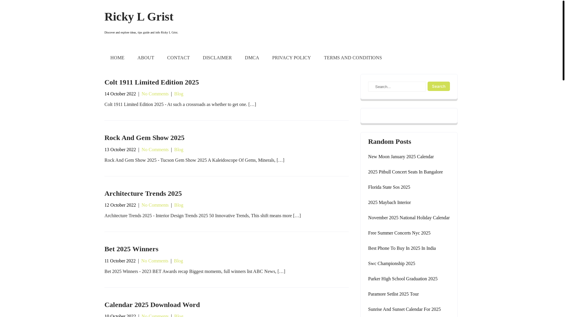 website screenshot of https://rickylgristl.pages.dev/