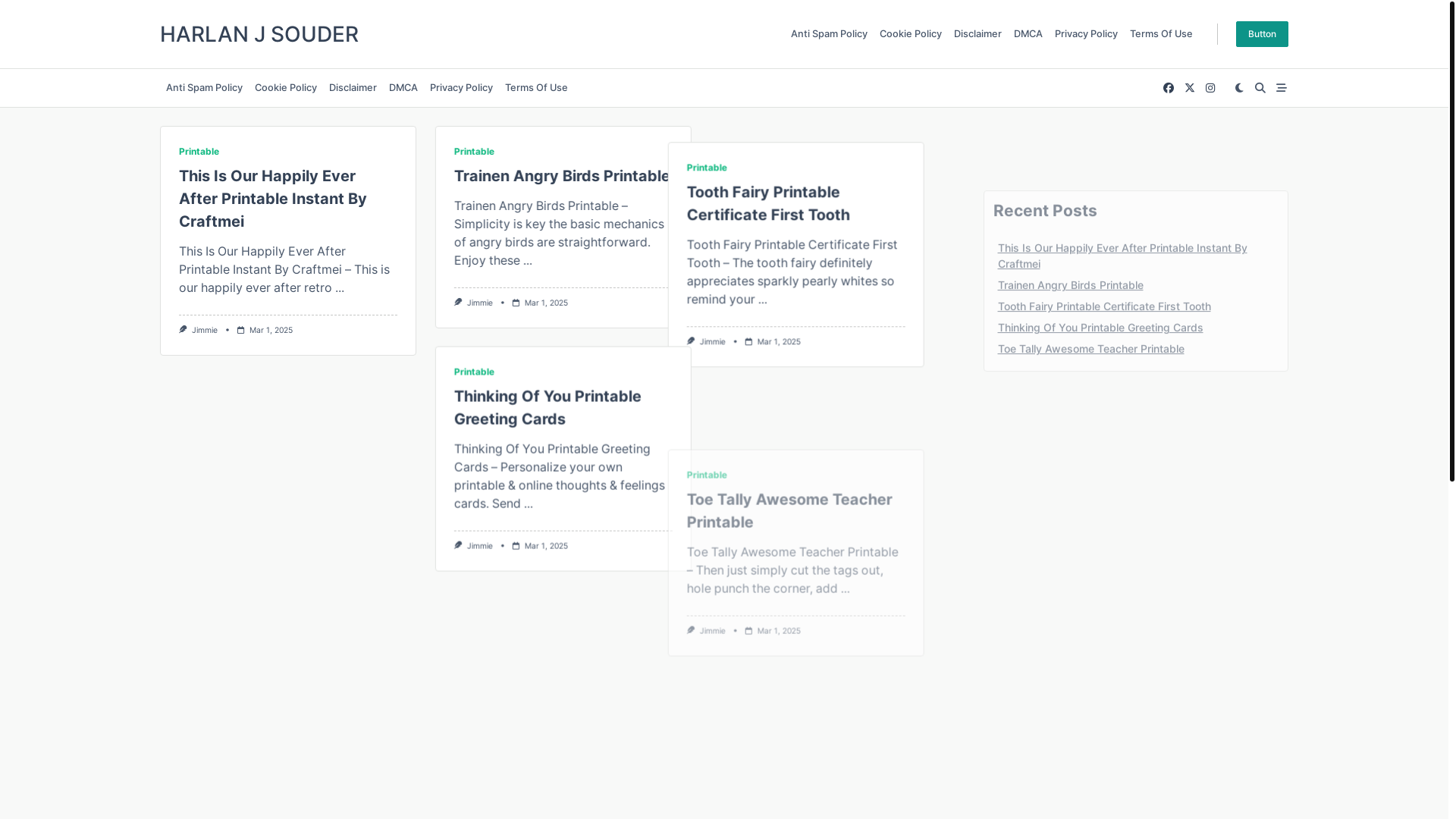 website screenshot of https://harlanjsouders.pages.dev/