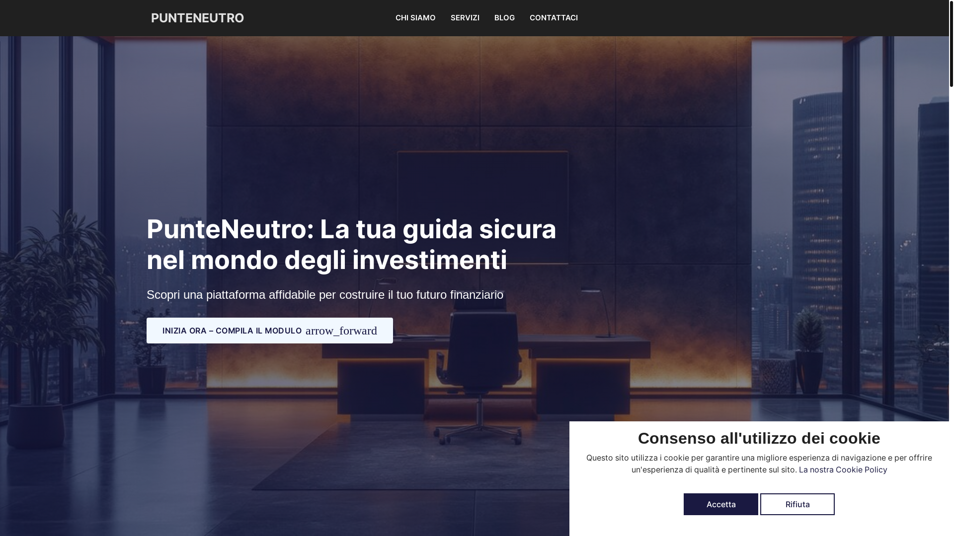 website screenshot of https://punteneutro.com/