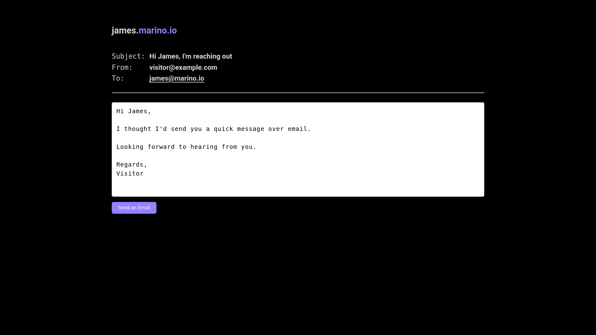 website screenshot of https://james-marino-site.pages.dev/