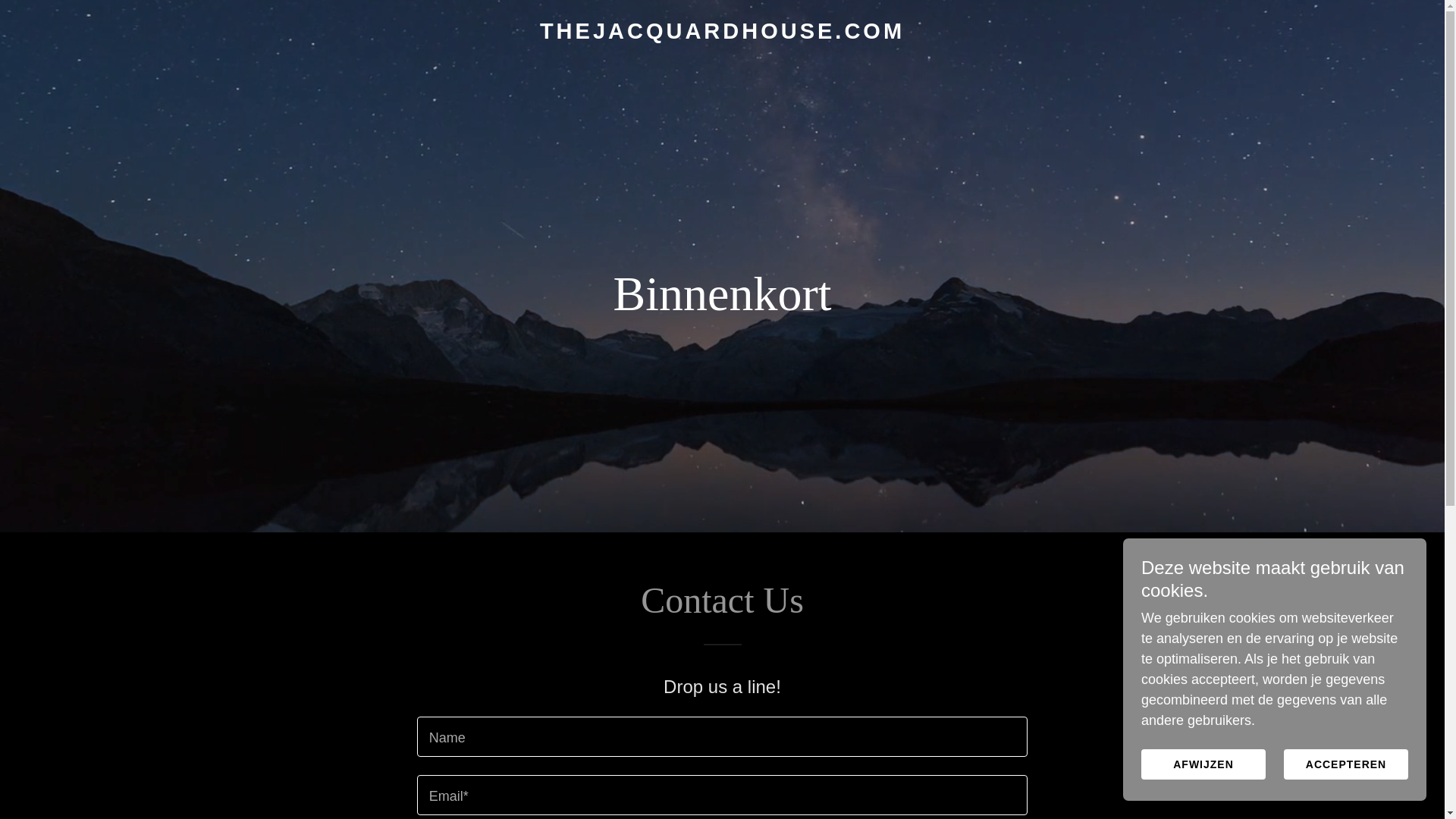 website screenshot of https://thejacquardhouse.com/