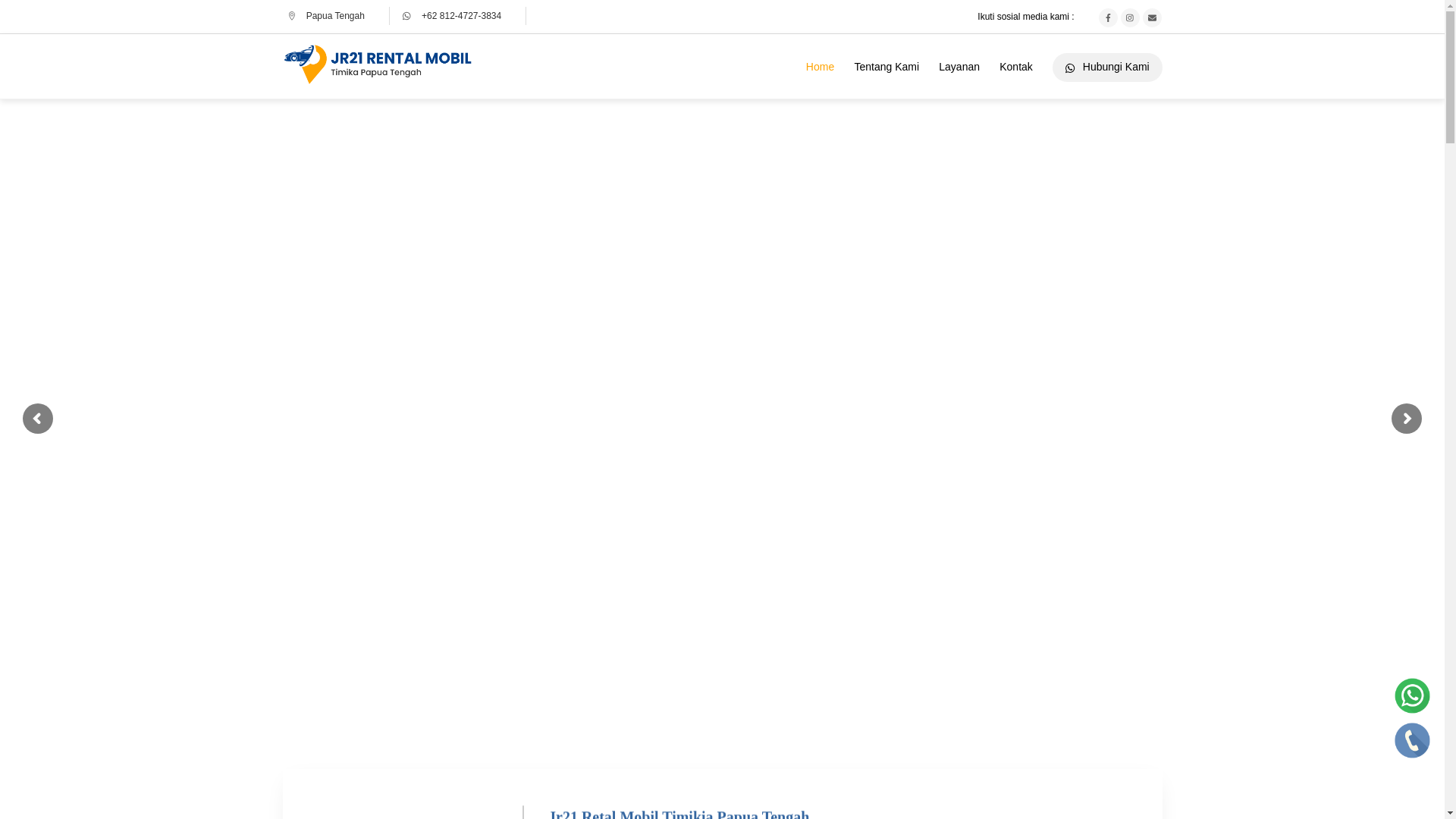 website screenshot of https://jr21-rentalmobiltimikapapuatengah.web.id/