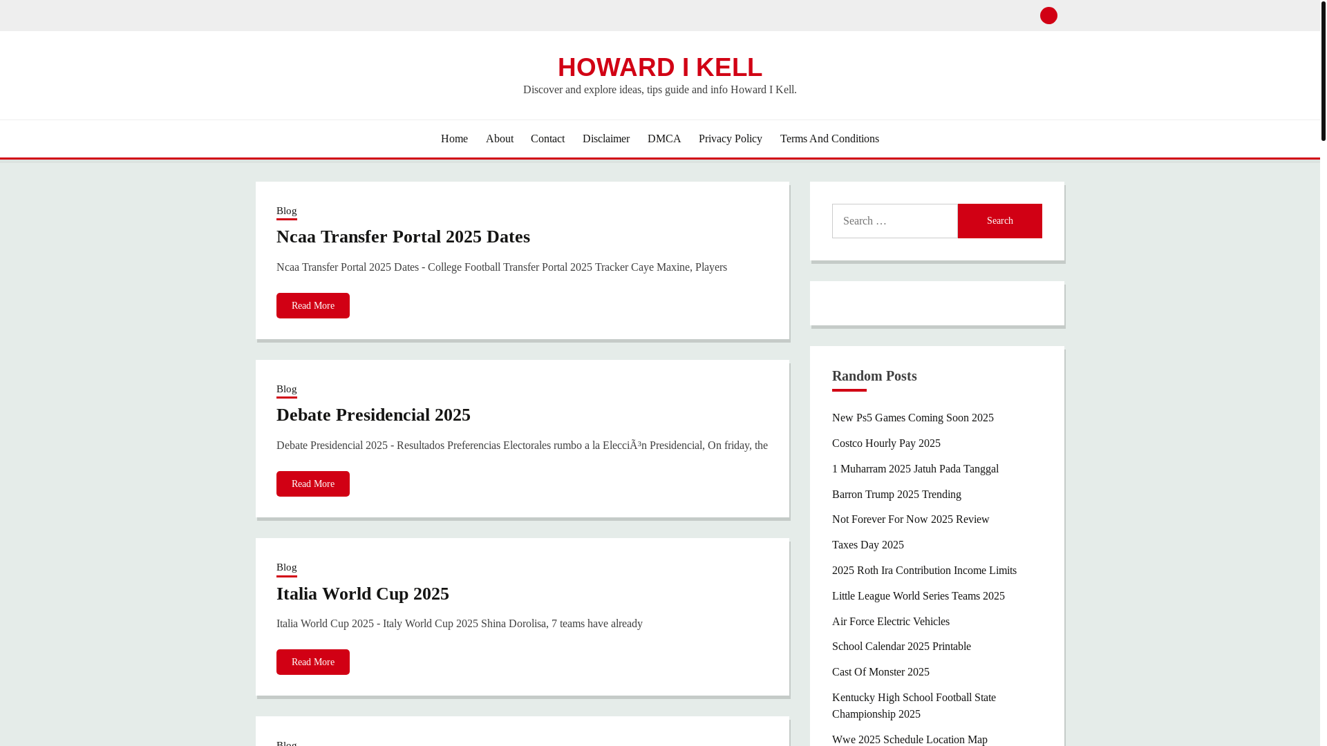 website screenshot of https://howardikelll.pages.dev/