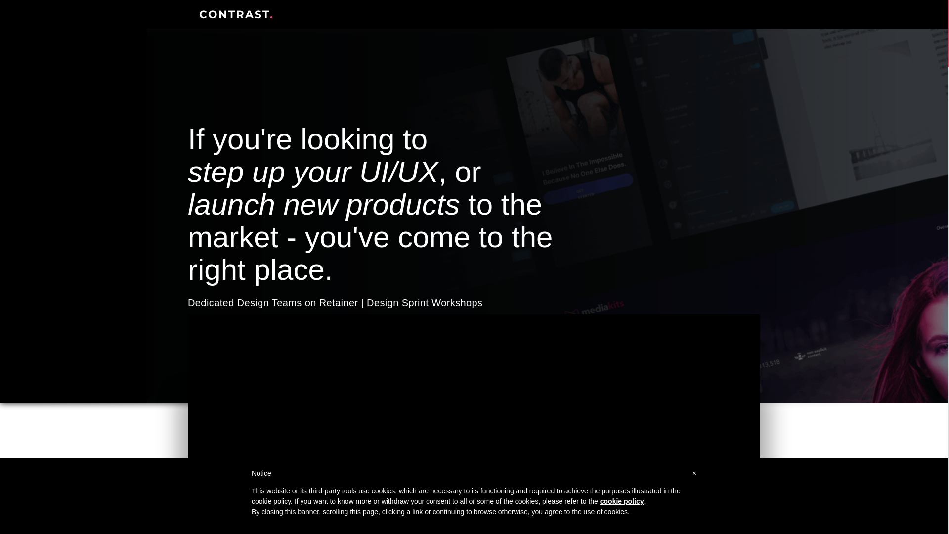website screenshot of https://contrastuxai.com/