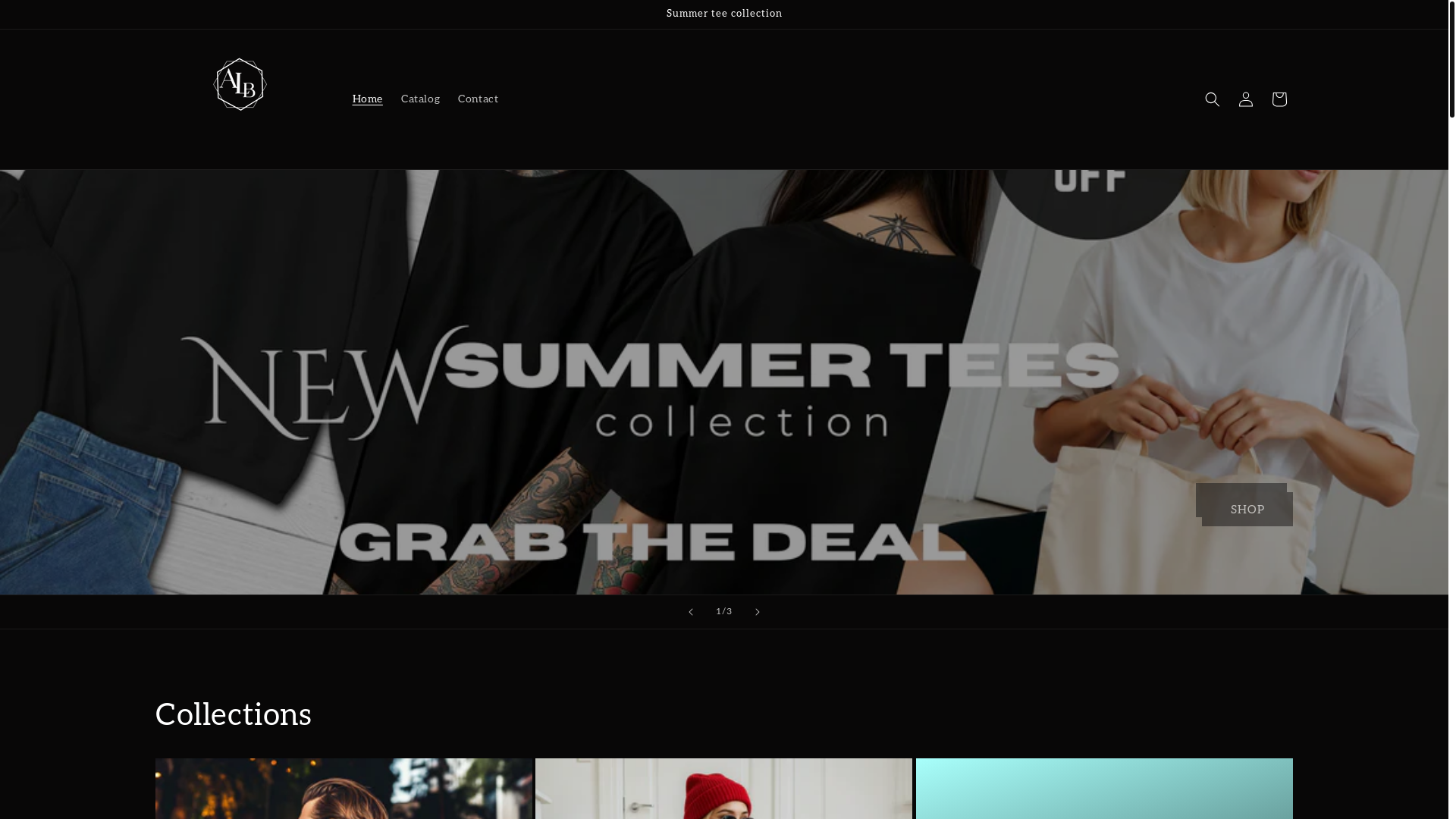 website screenshot of https://alllivingbeingstee.com/