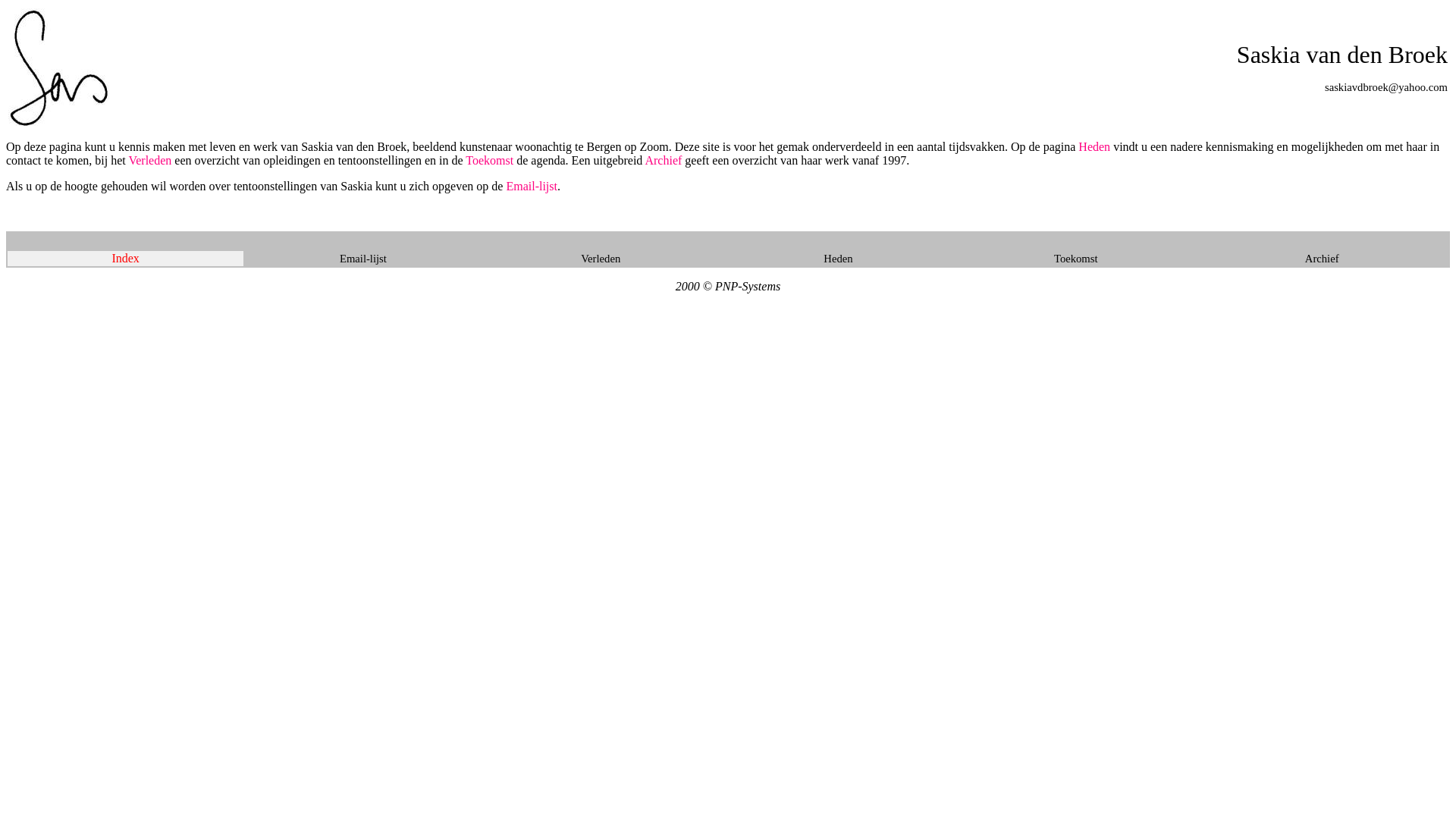 website screenshot of https://saskiavandenbroek.pages.dev/