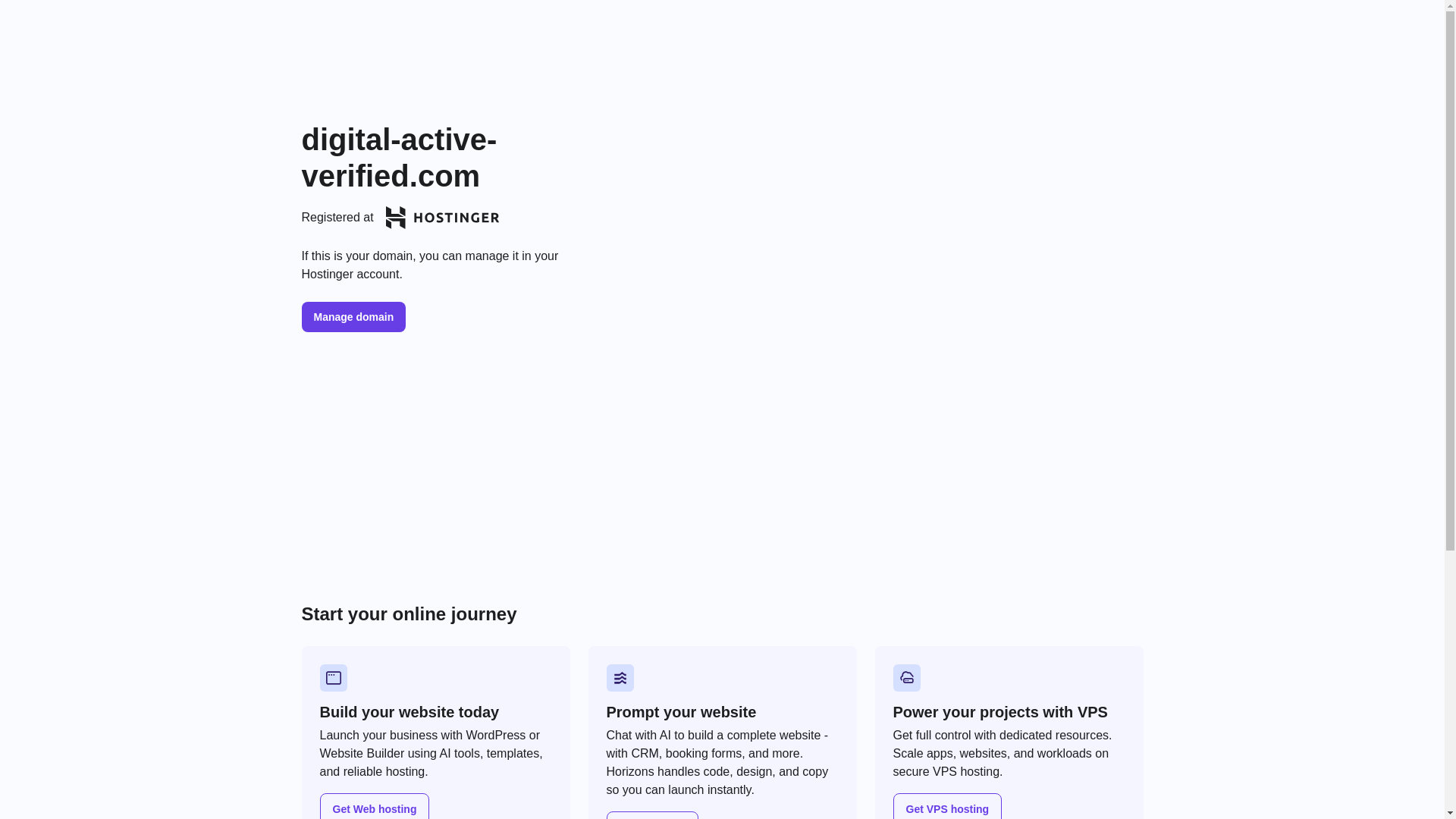 website screenshot of https://digital-active-verified.com/
