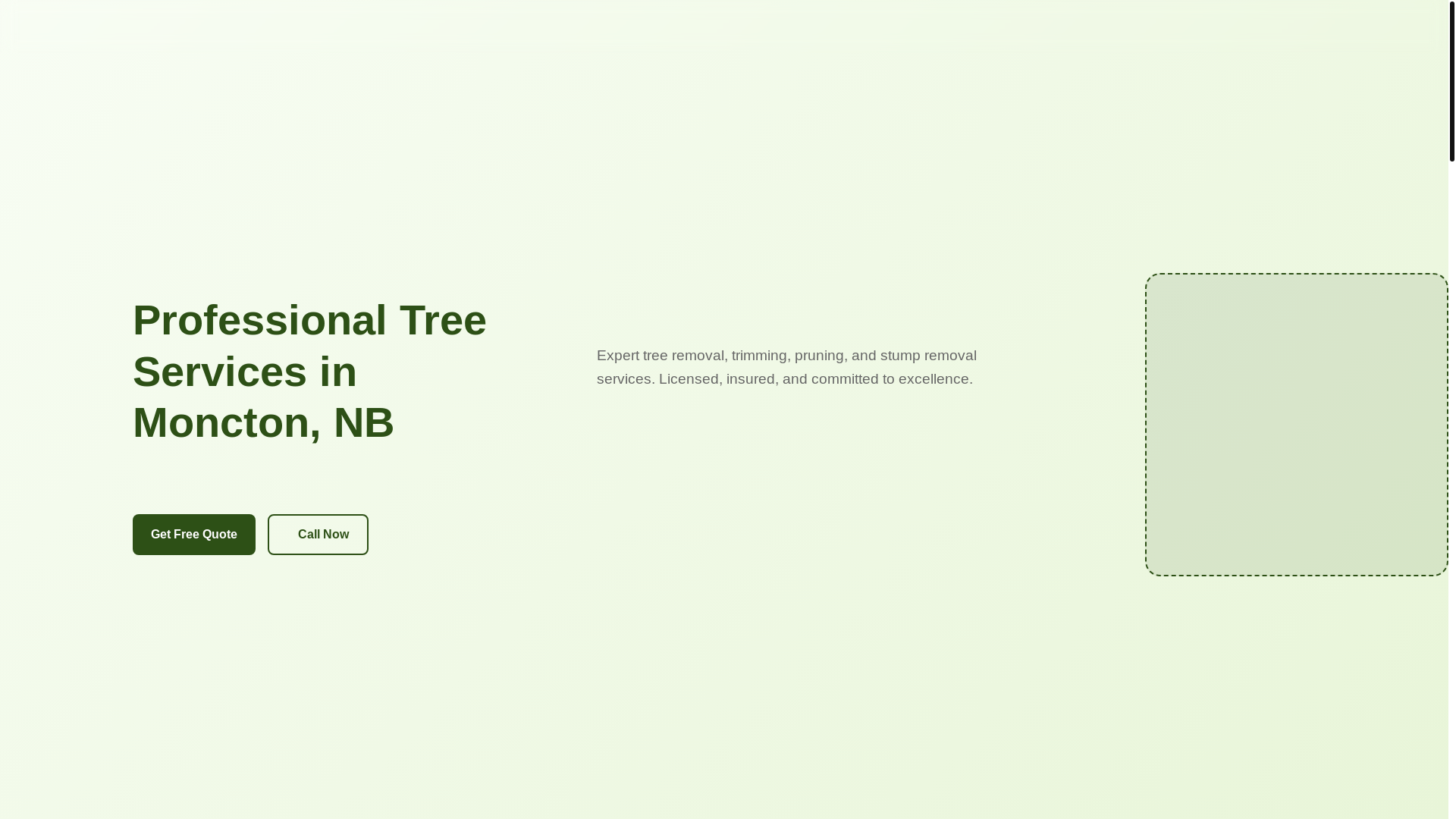 website screenshot of https://tree-removal-moncton.pages.dev/
