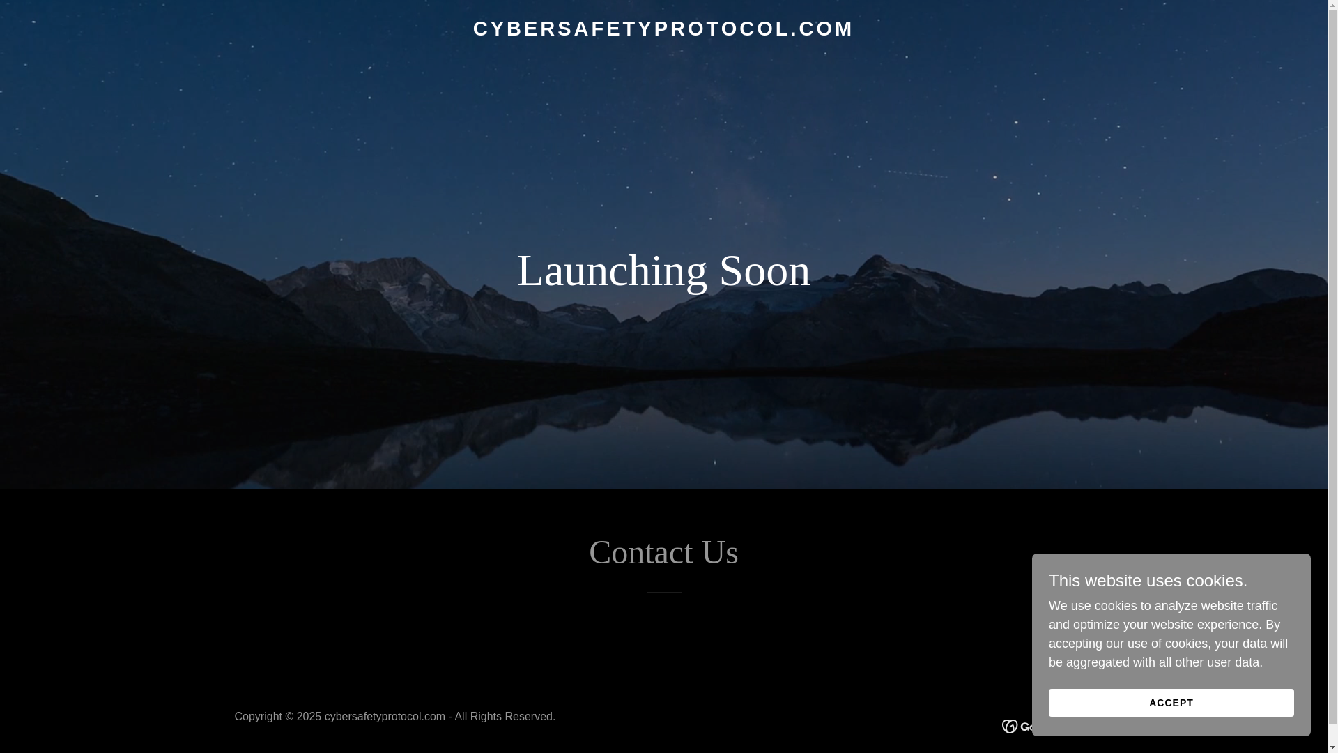 website screenshot of https://cybersafetyprotocol.com/