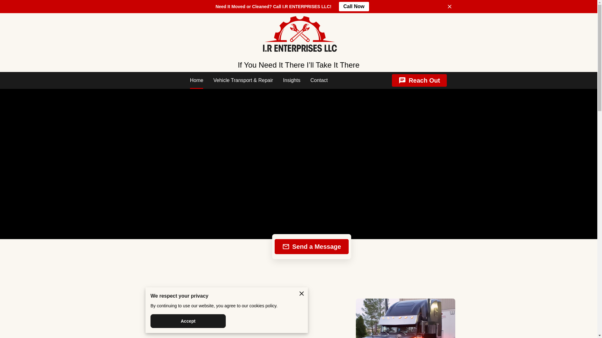 website screenshot of https://irenterprises.biz/