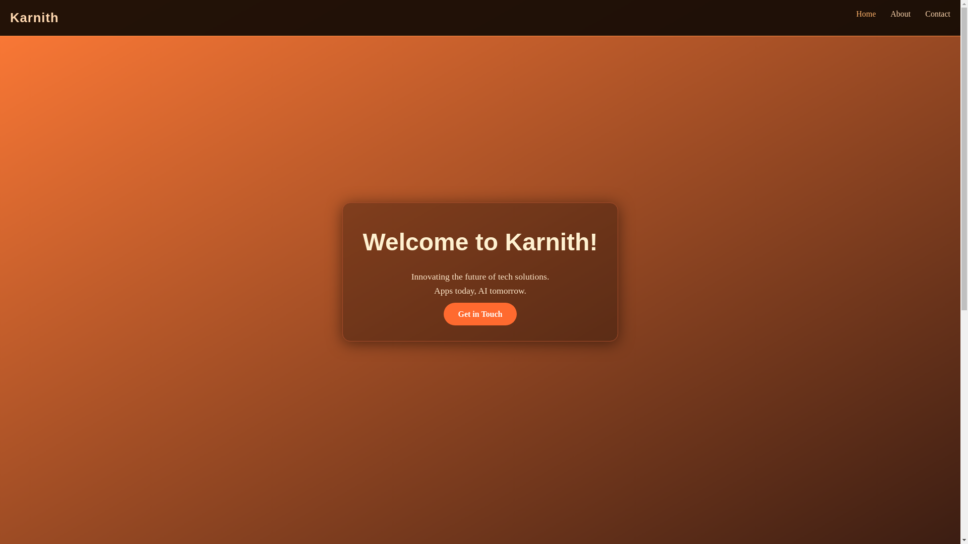 website screenshot of https://karnith-site.pages.dev/