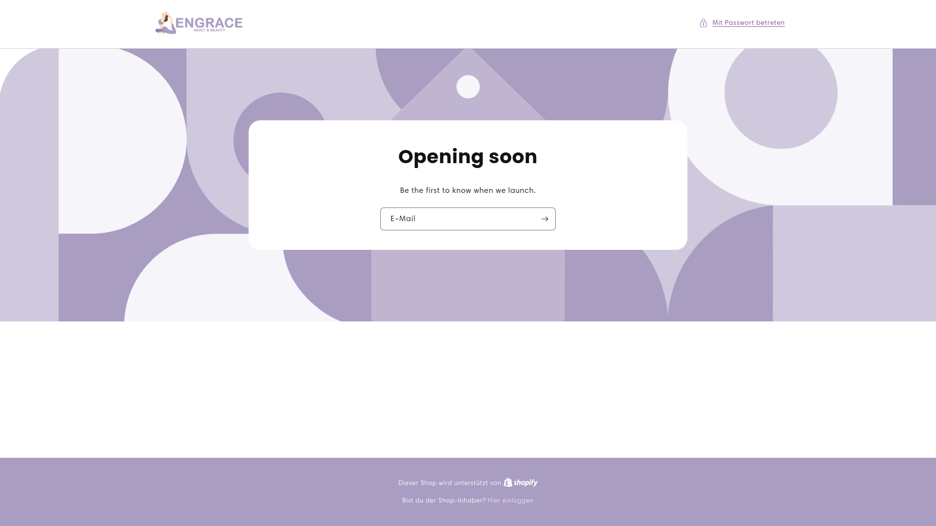 website screenshot of https://engracehb.de/