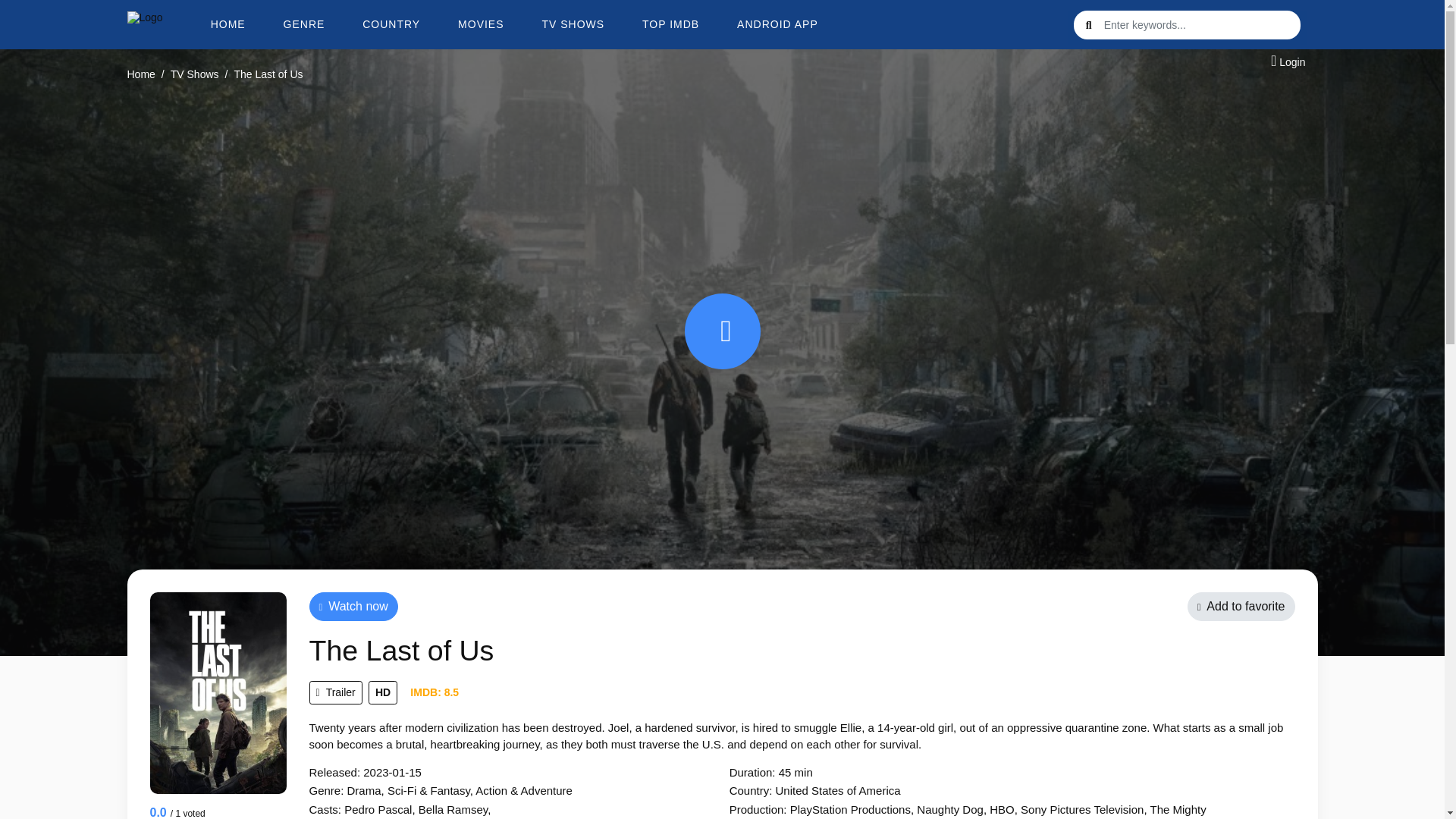 website screenshot of https://gomovies.gg/tv/watch-the-last-of-us-gomovies-92254