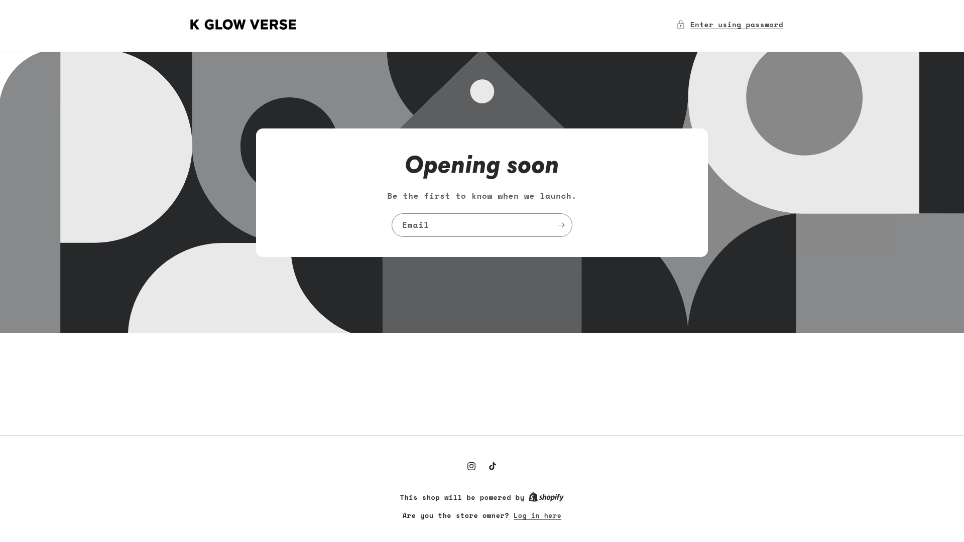 website screenshot of https://kglowverse.com/