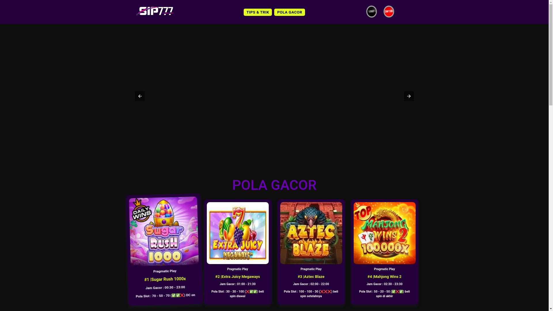website screenshot of https://rtpsip777merdeka.site/