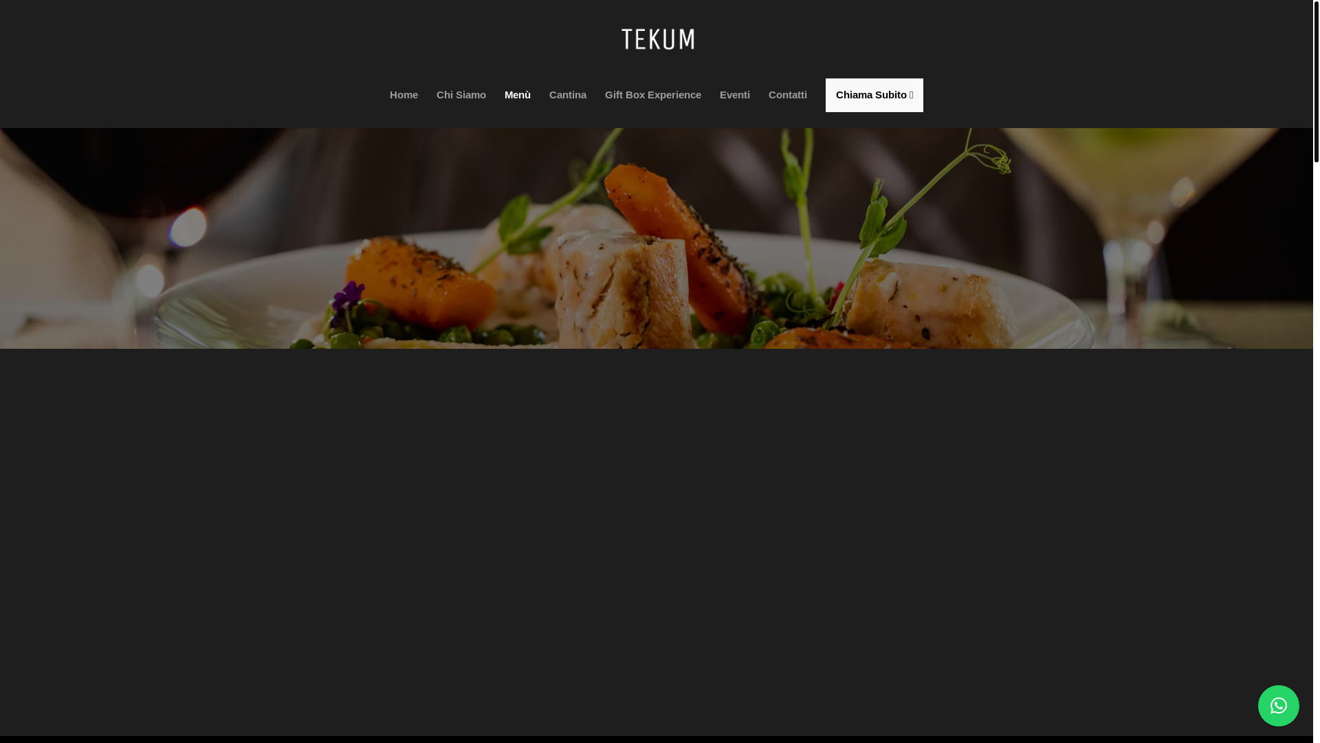 website screenshot of https://tekumfoodlab.it/menu/