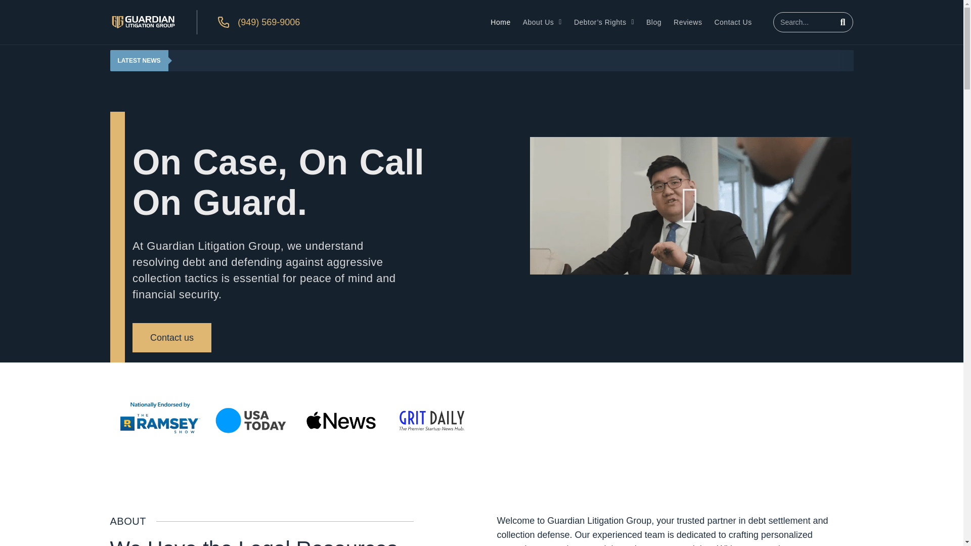 website screenshot of https://guardianlit.com/