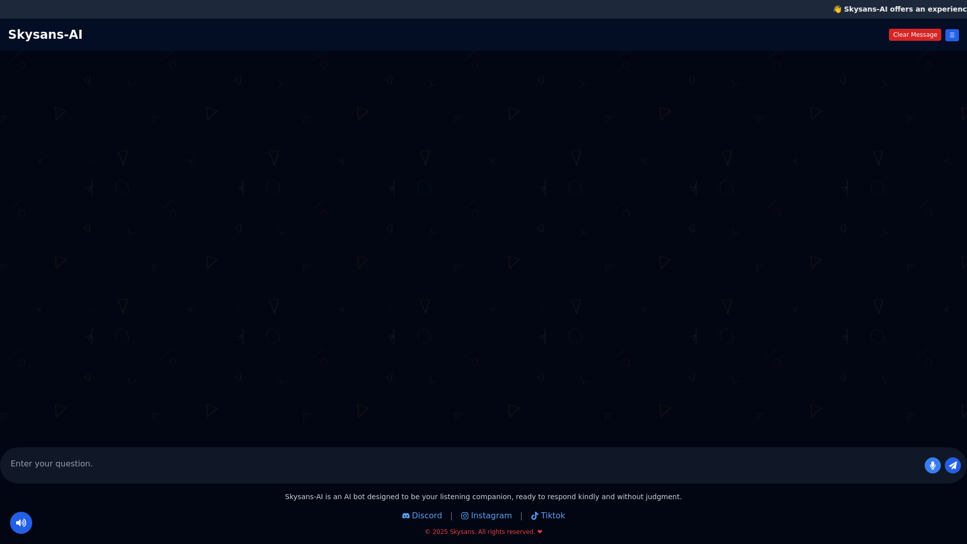 website screenshot of https://skysans.pages.dev/