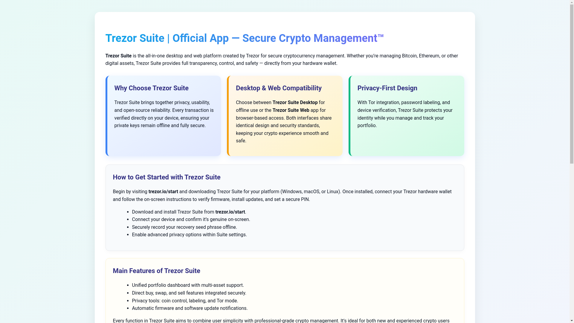 website screenshot of https://suites-en-traezor.pages.dev/