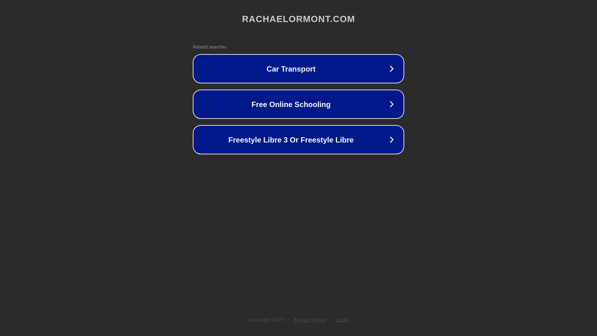 website screenshot of https://rachaelormont.com/