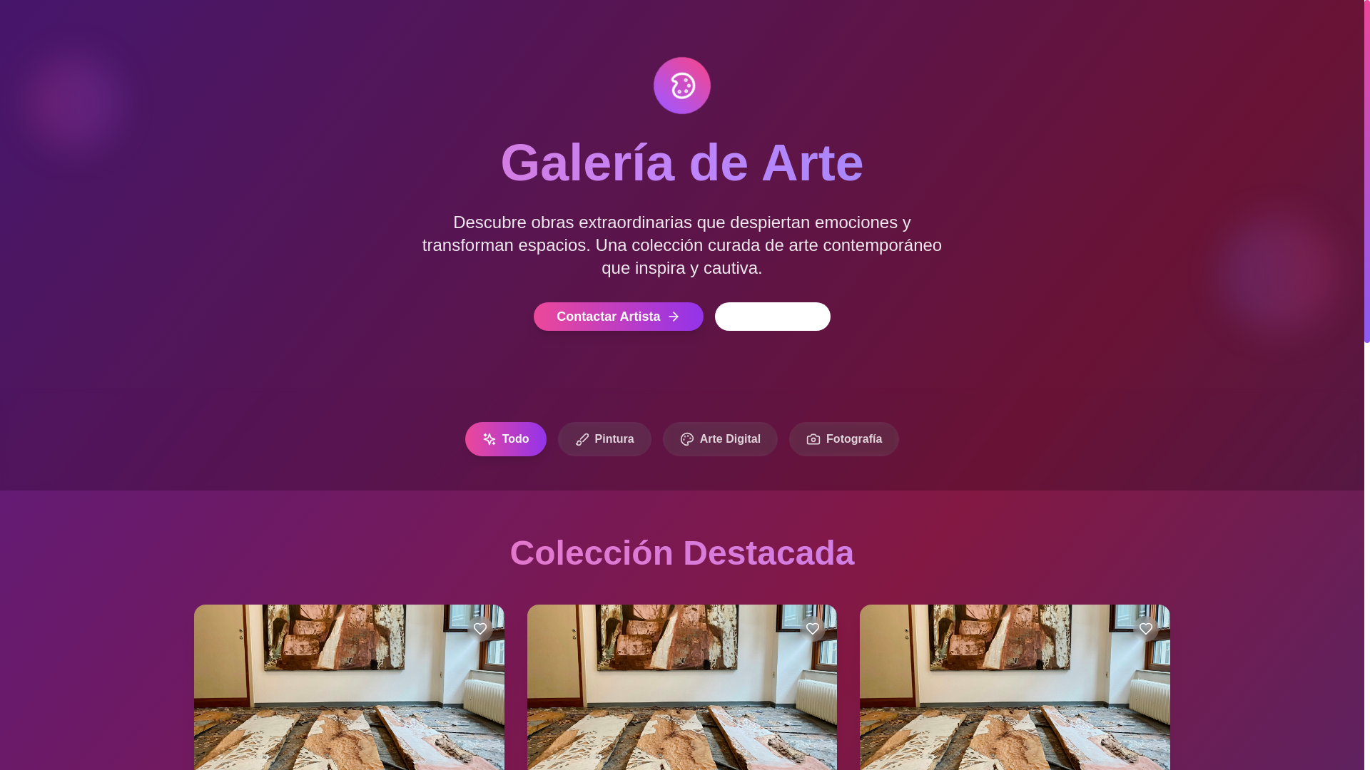 website screenshot of https://artebica.pages.dev/